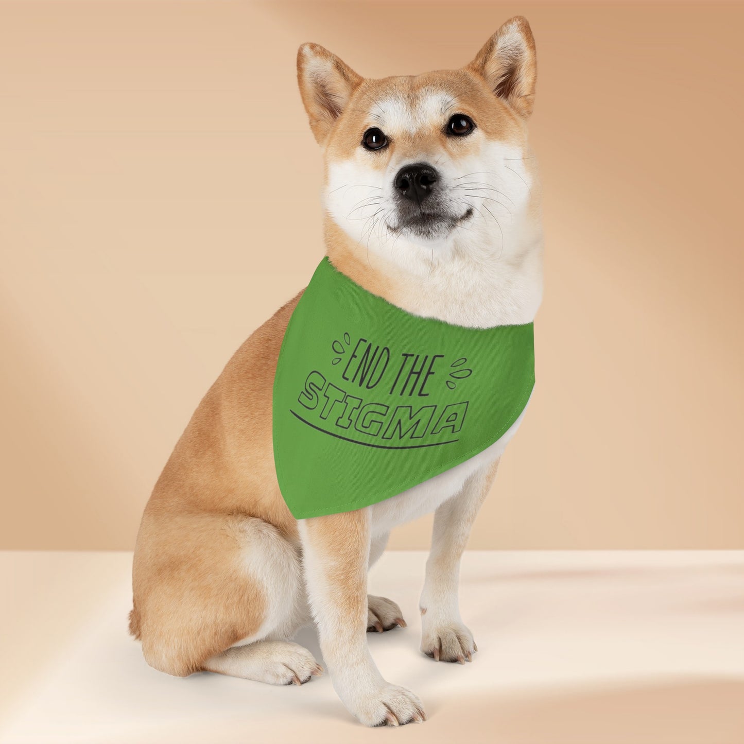 End The Stigma Pet Bandana Collar