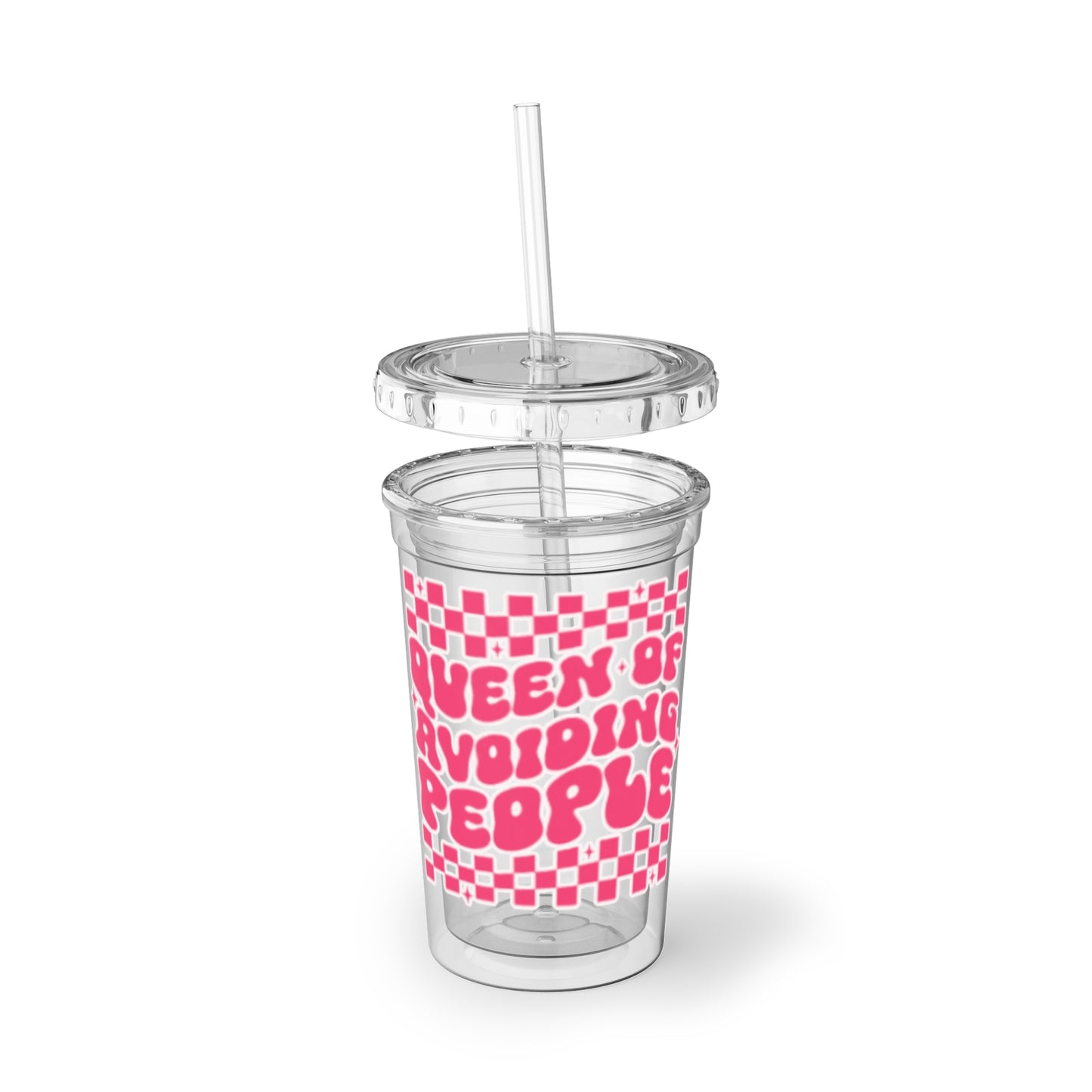 Queen Of Avoiding People Suave Acrylic Cup