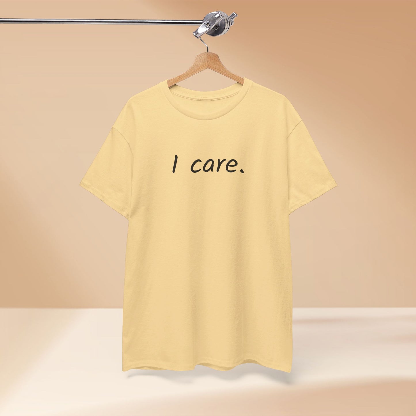 I Care Unisex Heavy Cotton Tee