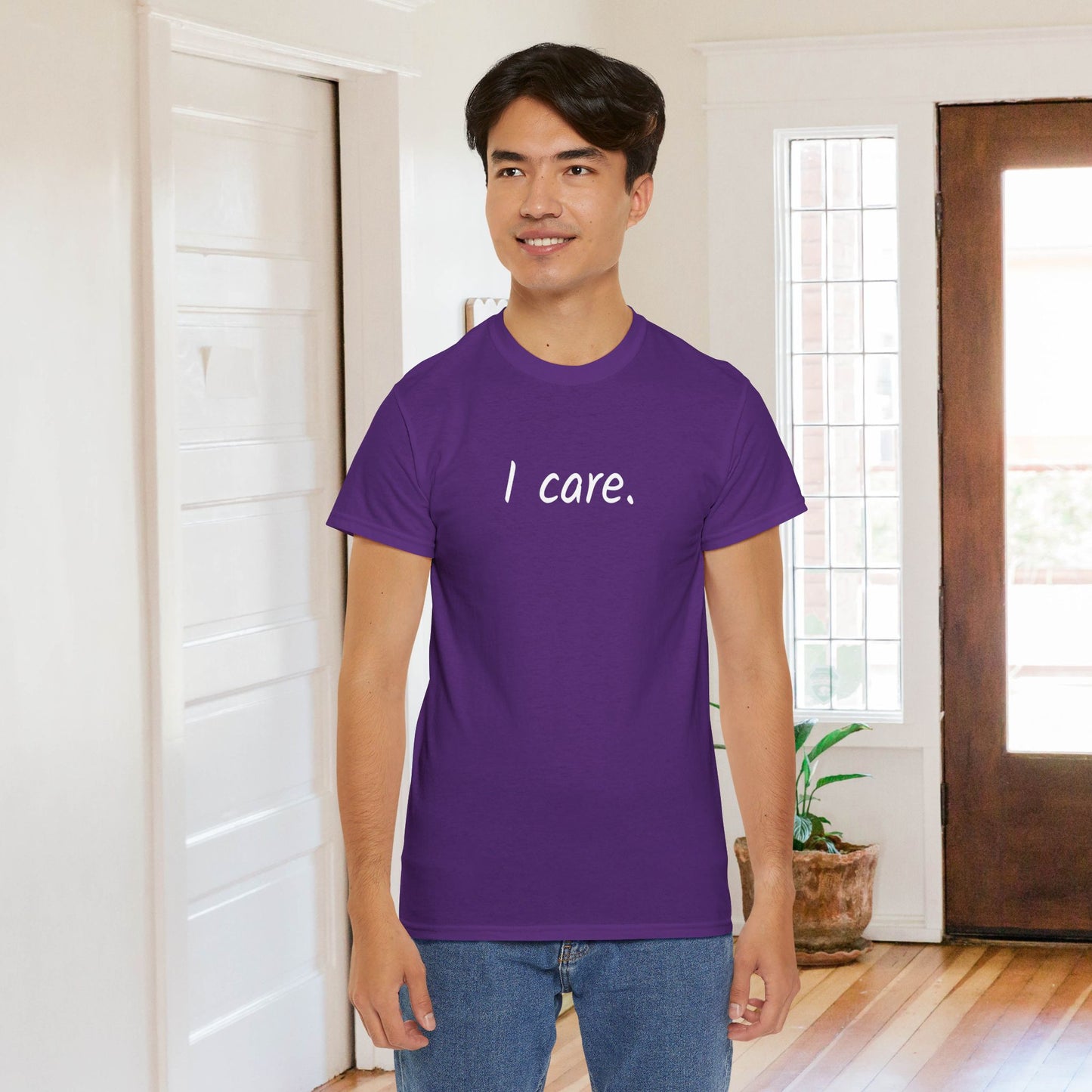 I Care Unisex Heavy Cotton Tee