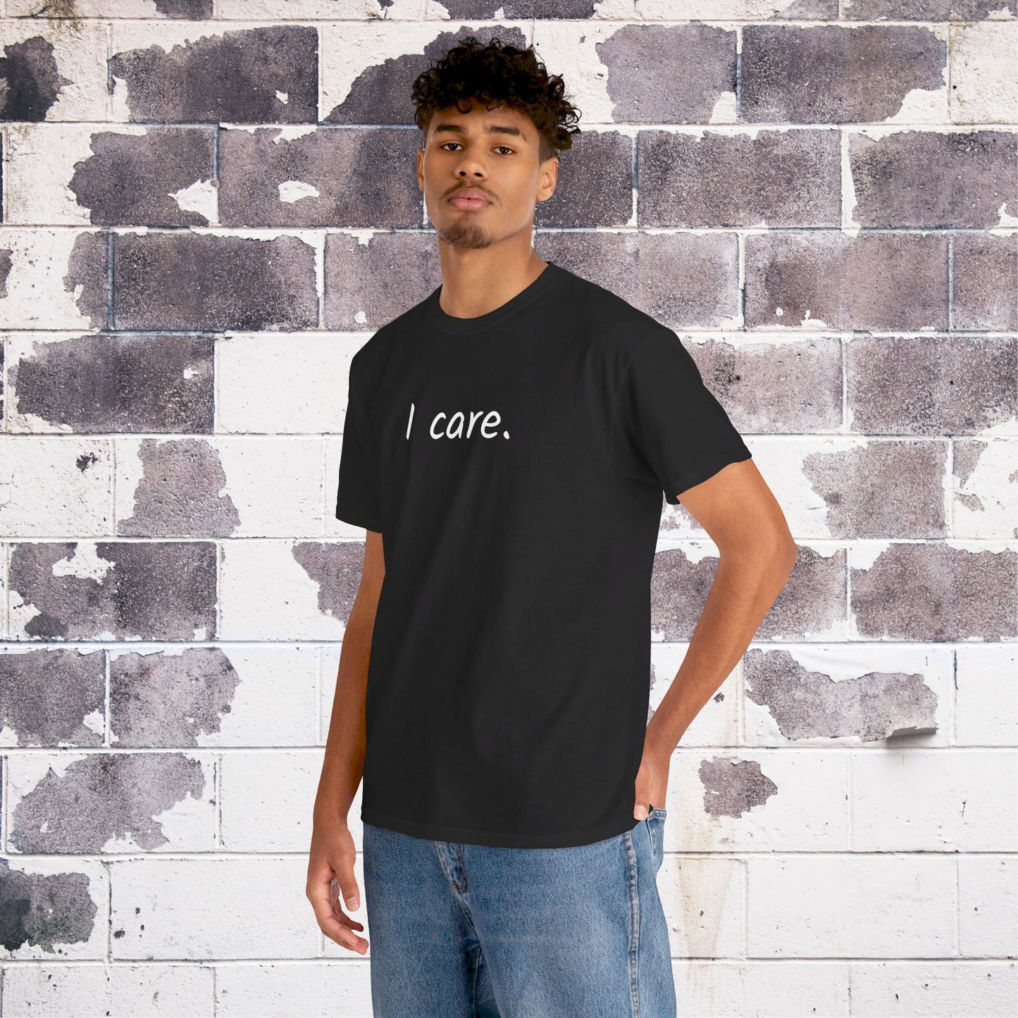 I Care Unisex Heavy Cotton Tee