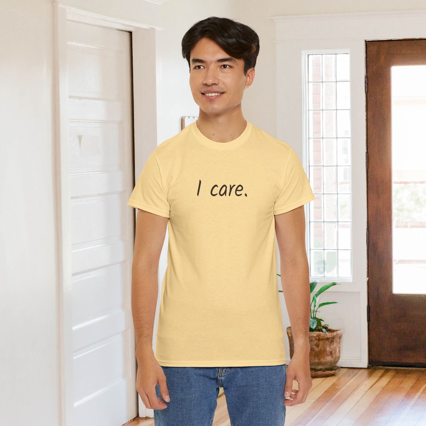 I Care Unisex Heavy Cotton Tee