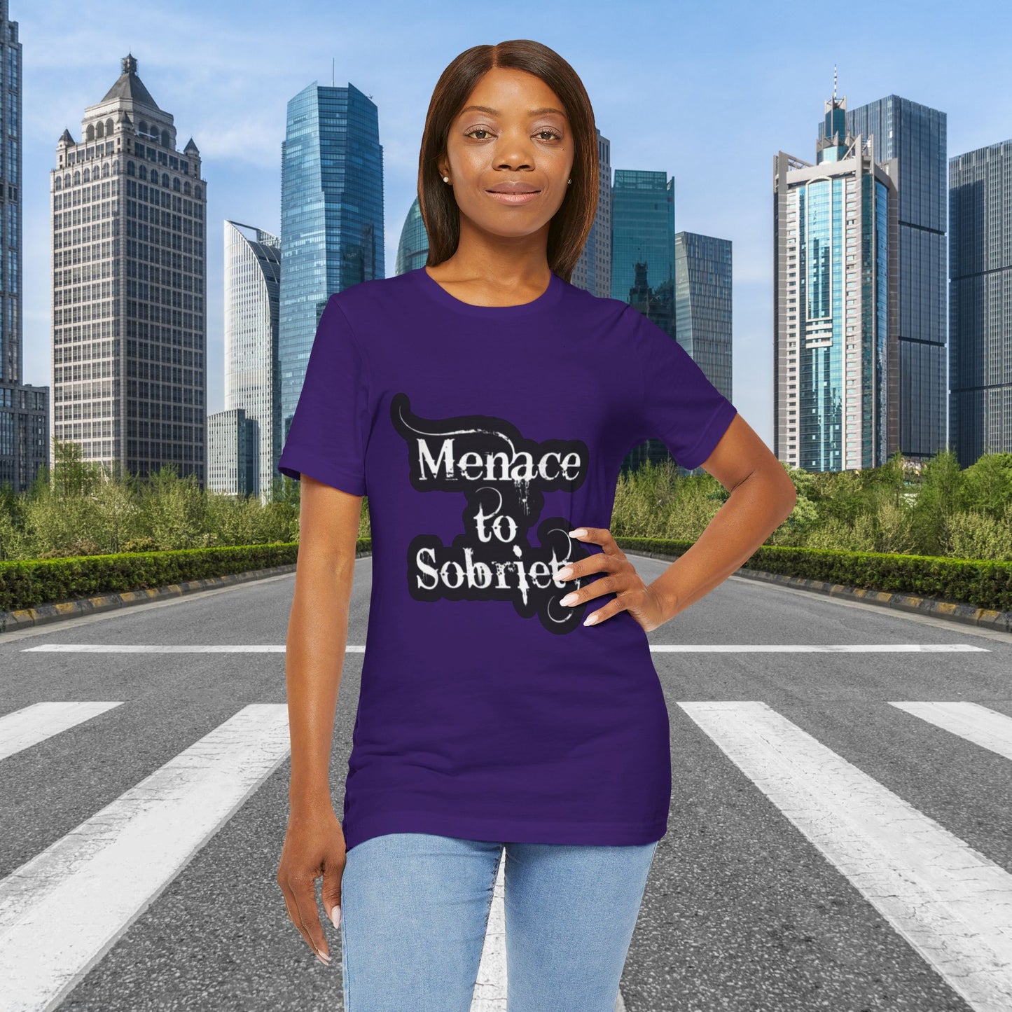 Menace To Sobriety Unisex Jersey Short Sleeve Tee