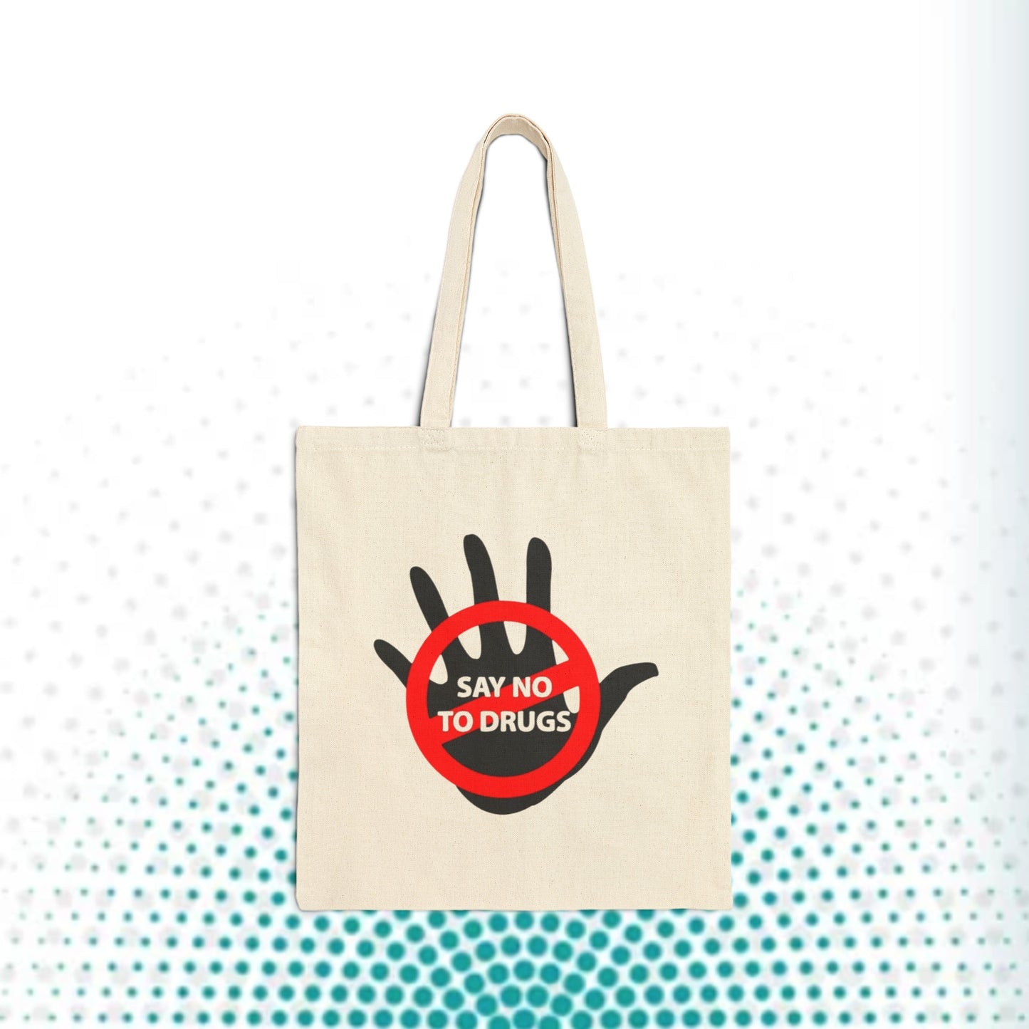 Say No Cotton Canvas Tote Bag