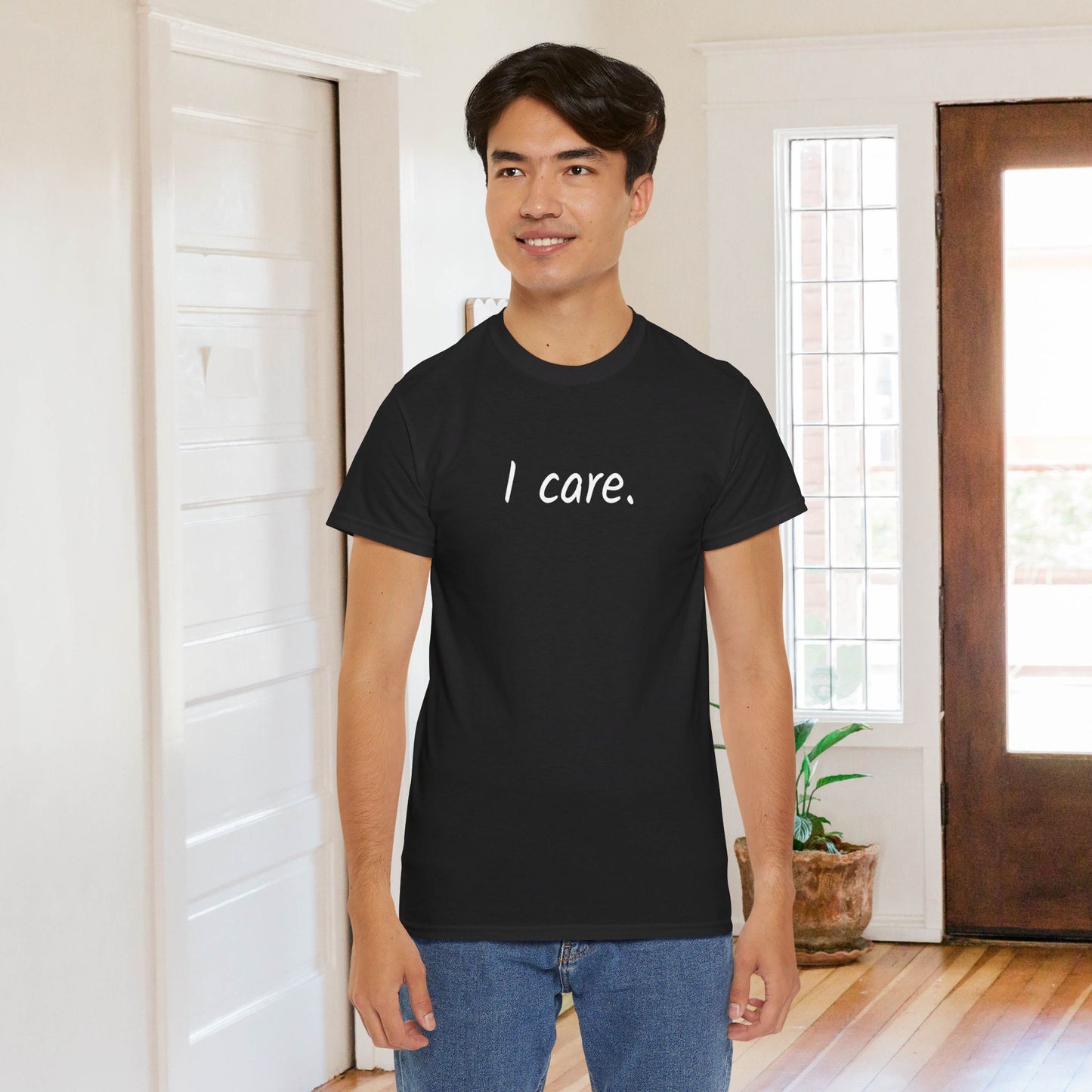 I Care Unisex Heavy Cotton Tee