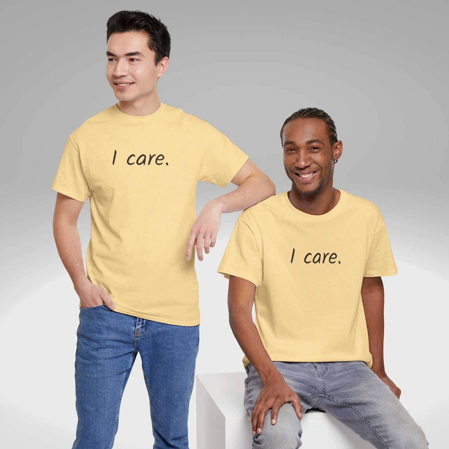 I Care Unisex Heavy Cotton Tee