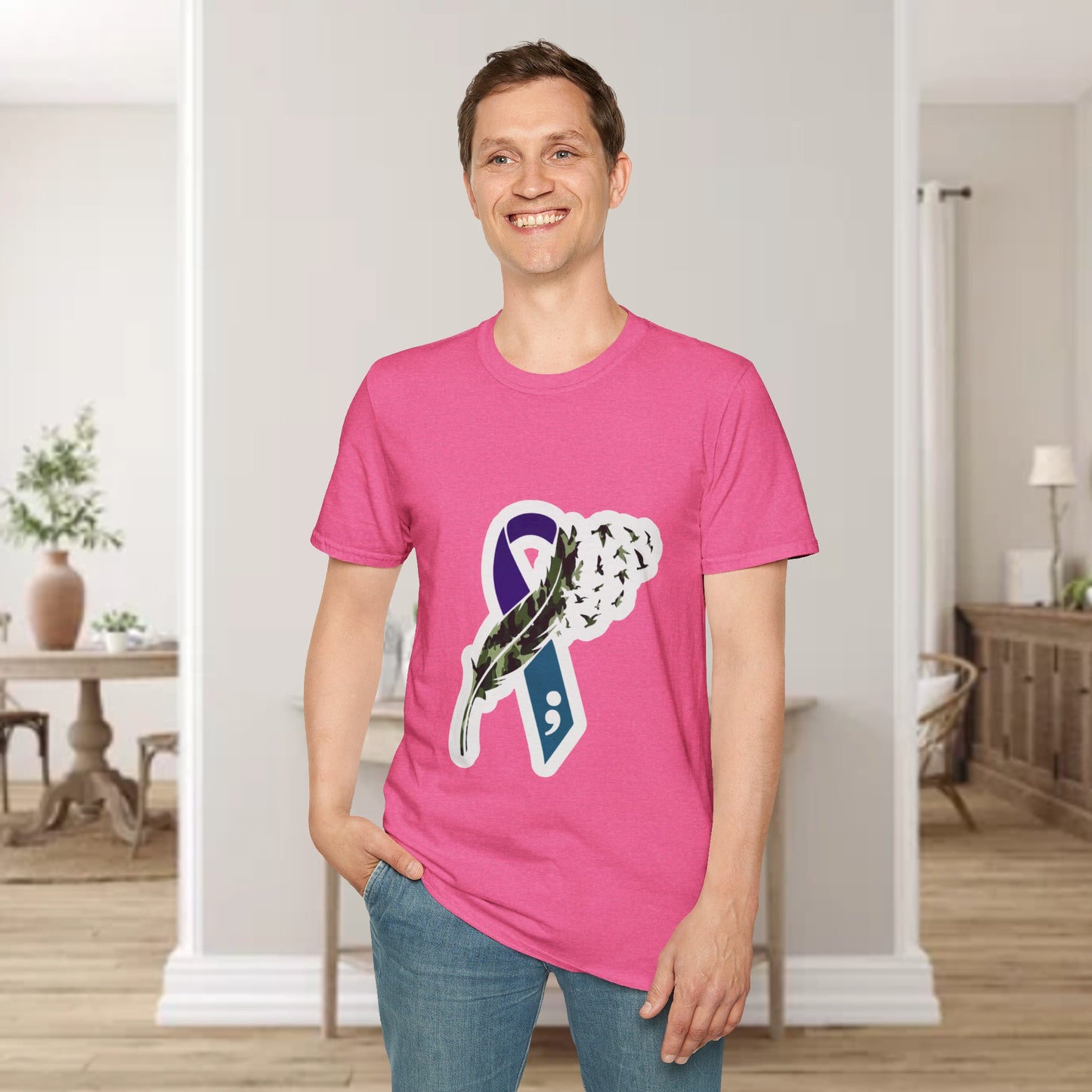 Suicide Awareness Unisex Softstyle T-Shirt