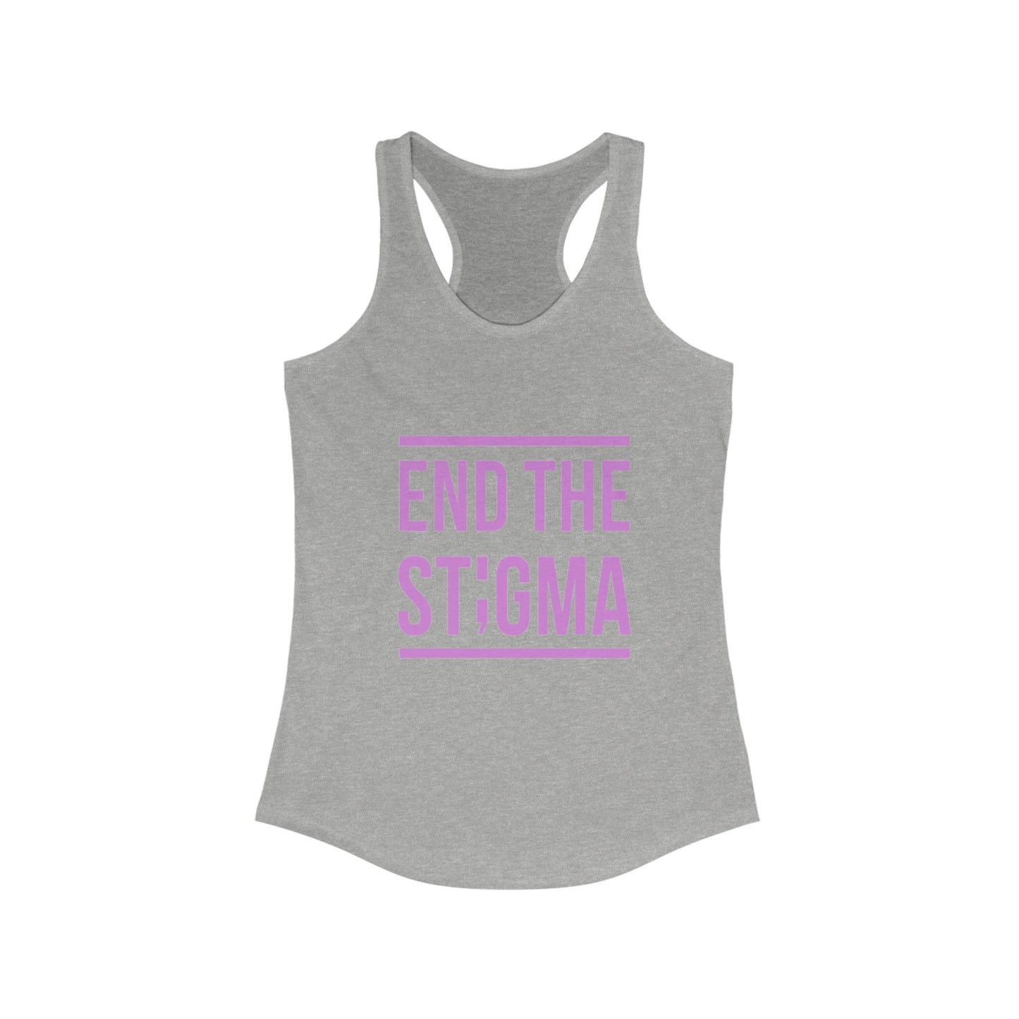 End The Stigma Women's Ideal Racerback Tank