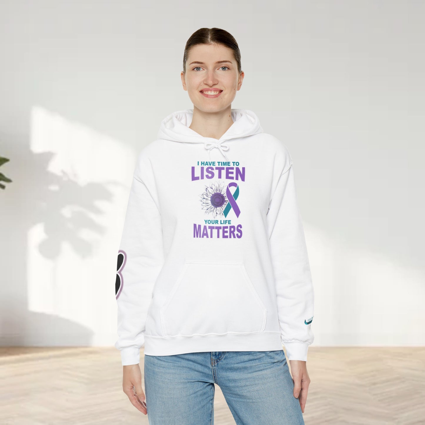 Your Life Matters To Me Unisex Heavy Blend™ Hooded Sweatshirt