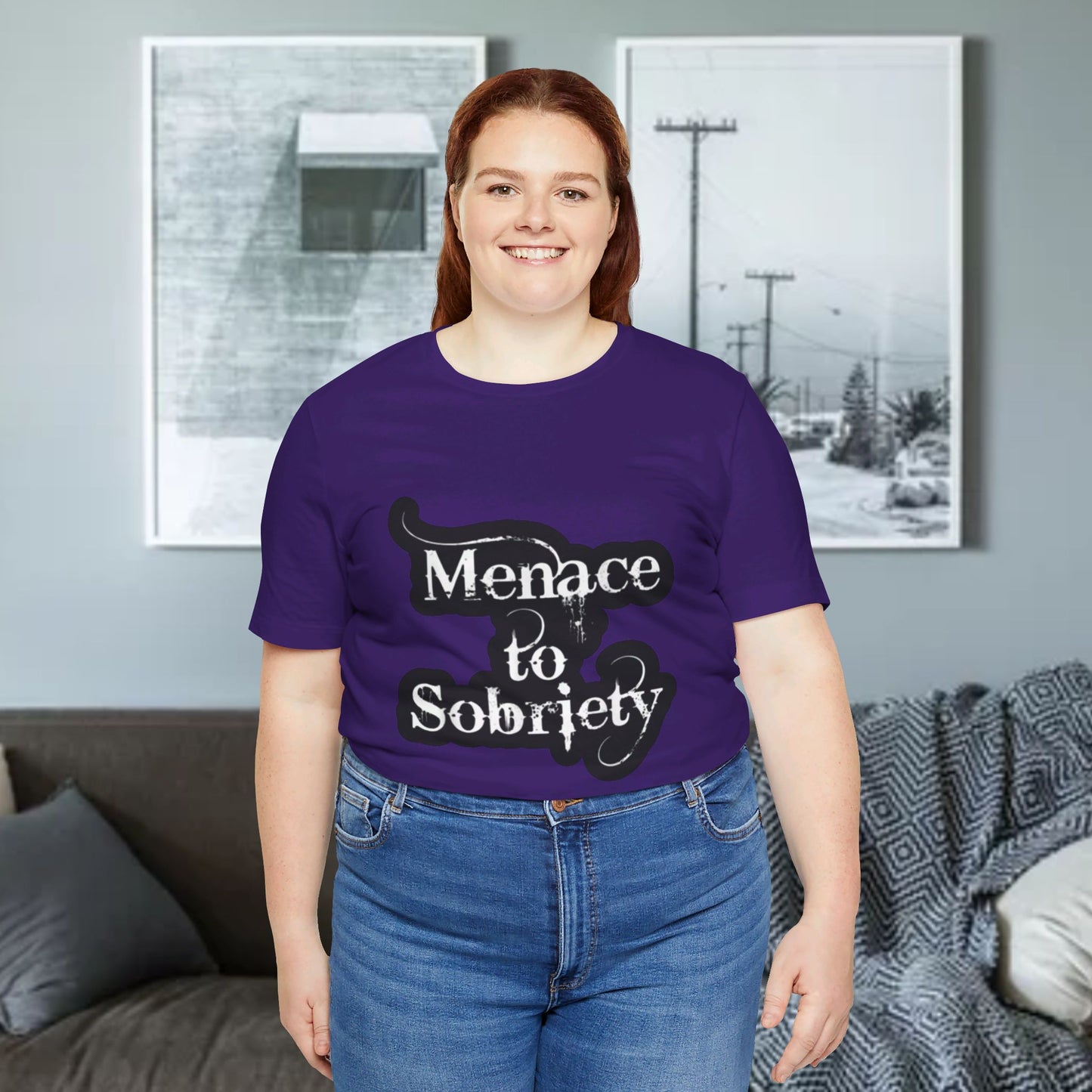 Menace To Sobriety Unisex Jersey Short Sleeve Tee