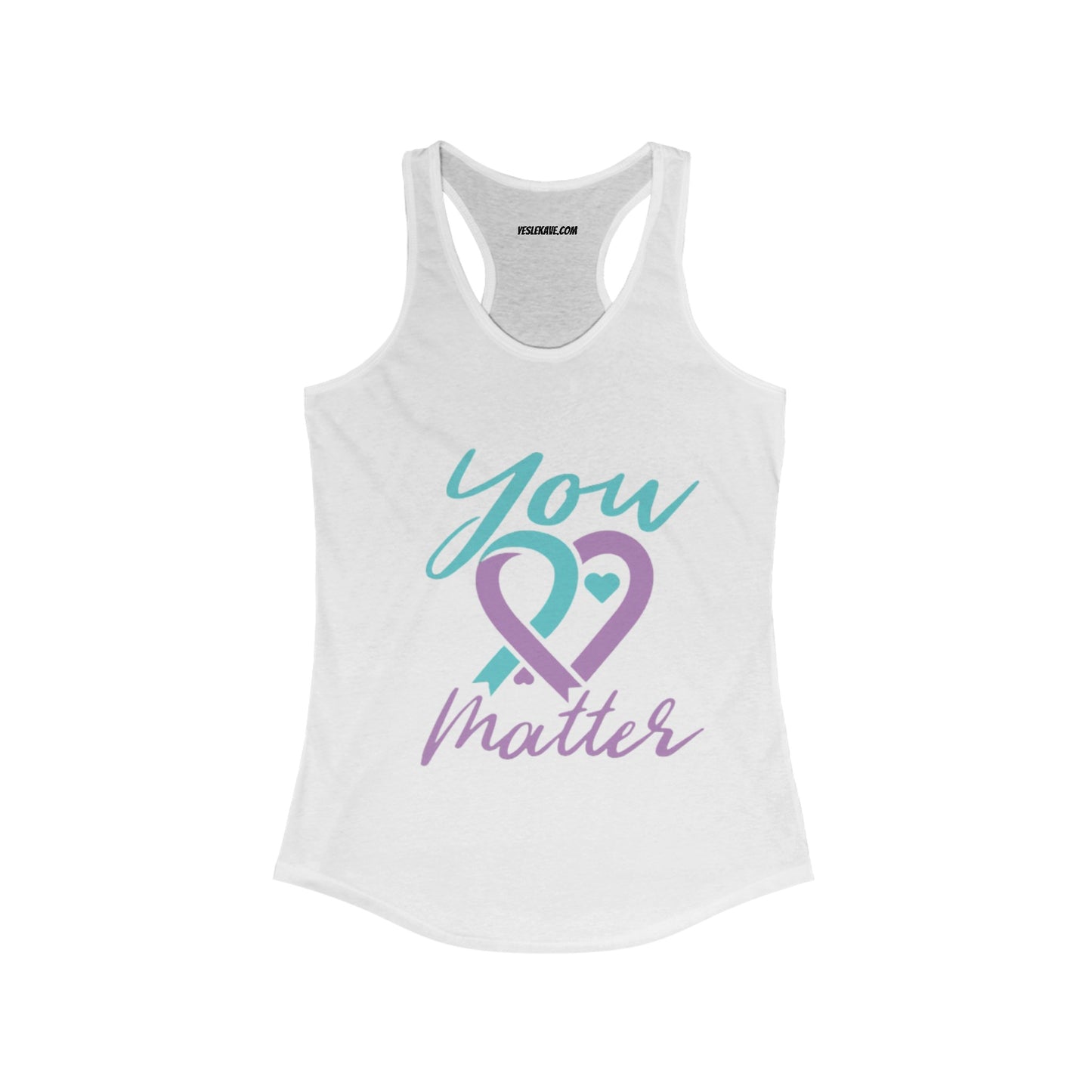 You Matter Women's Ideal Racerback Tank