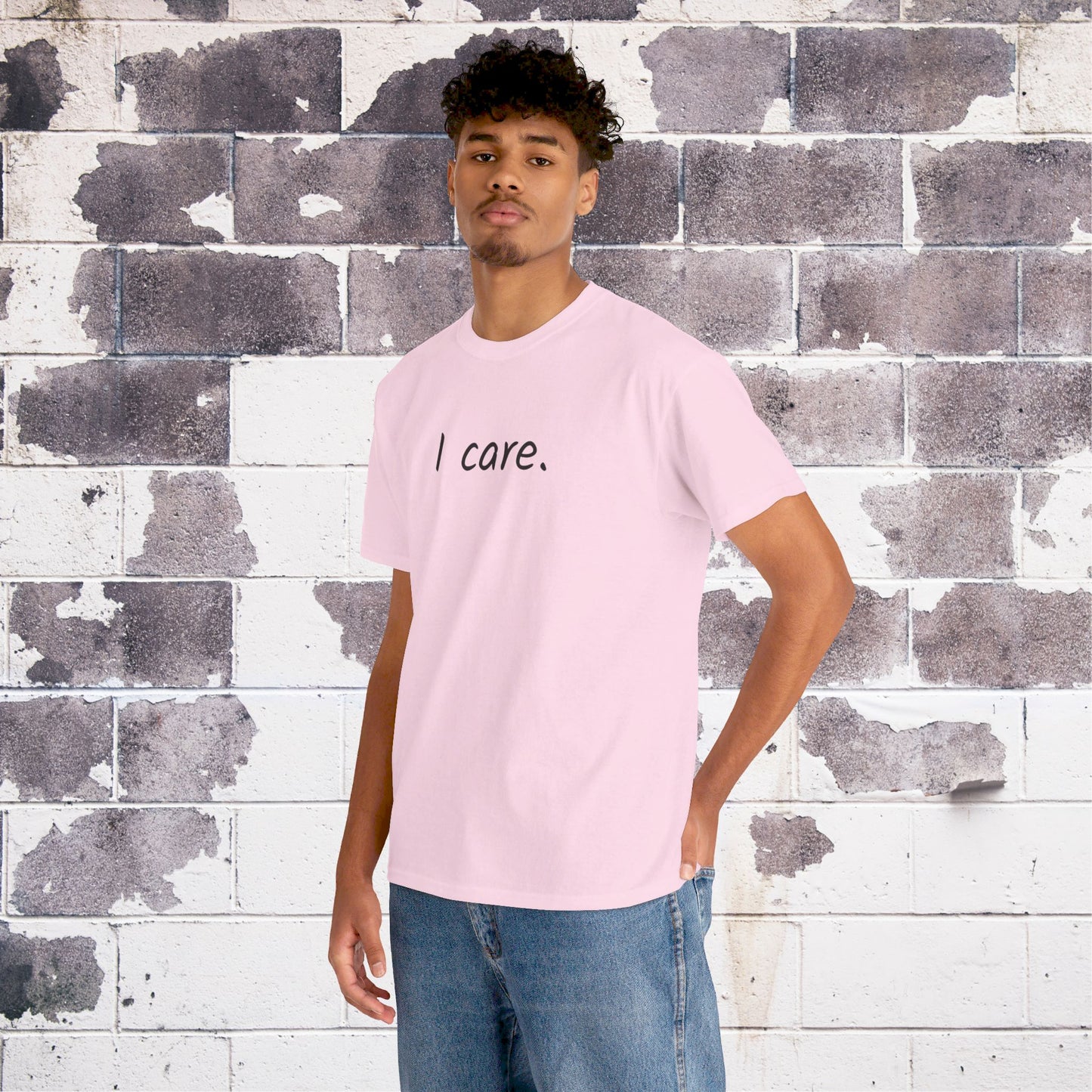 I Care Unisex Heavy Cotton Tee