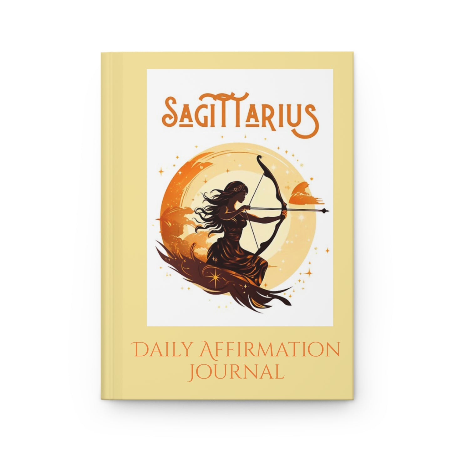 Sagittarius Daily Affirmation Hardcover Journal Matte