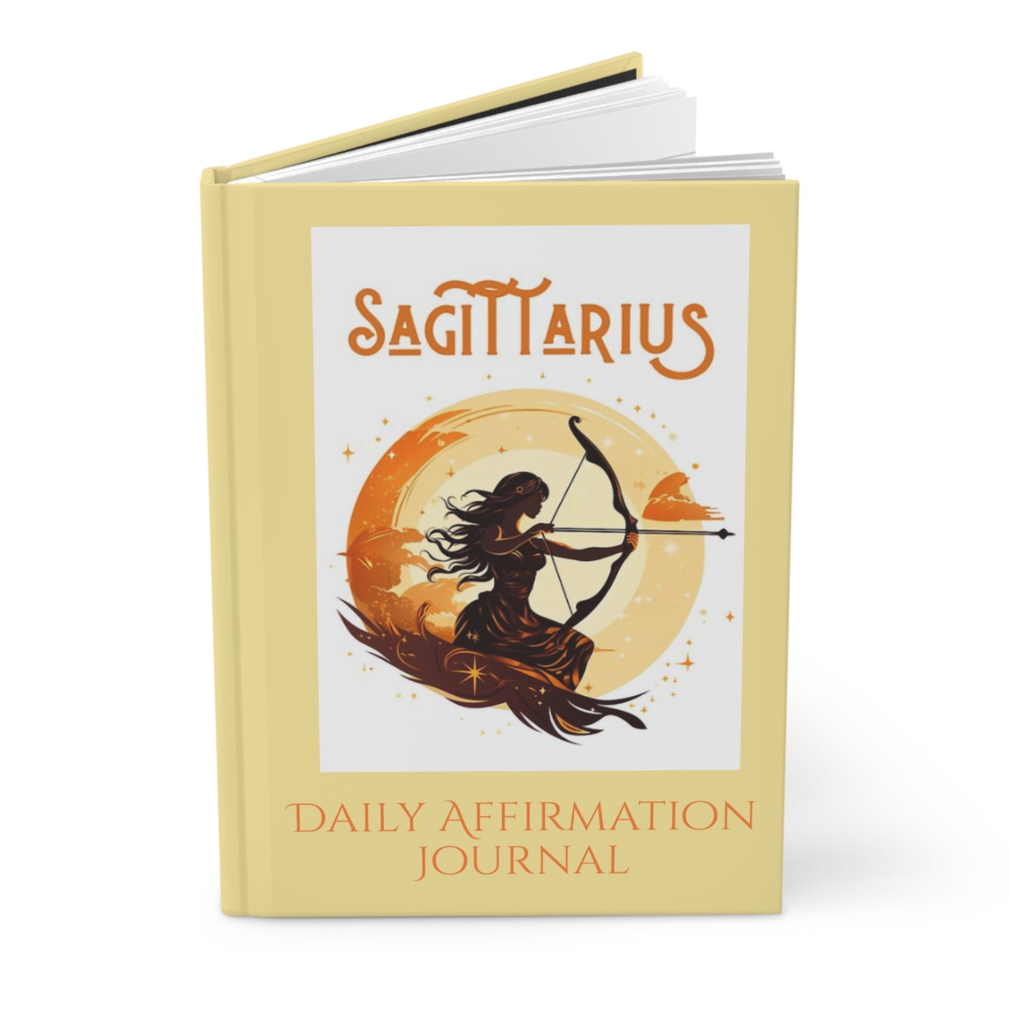 Sagittarius Daily Affirmation Hardcover Journal Matte