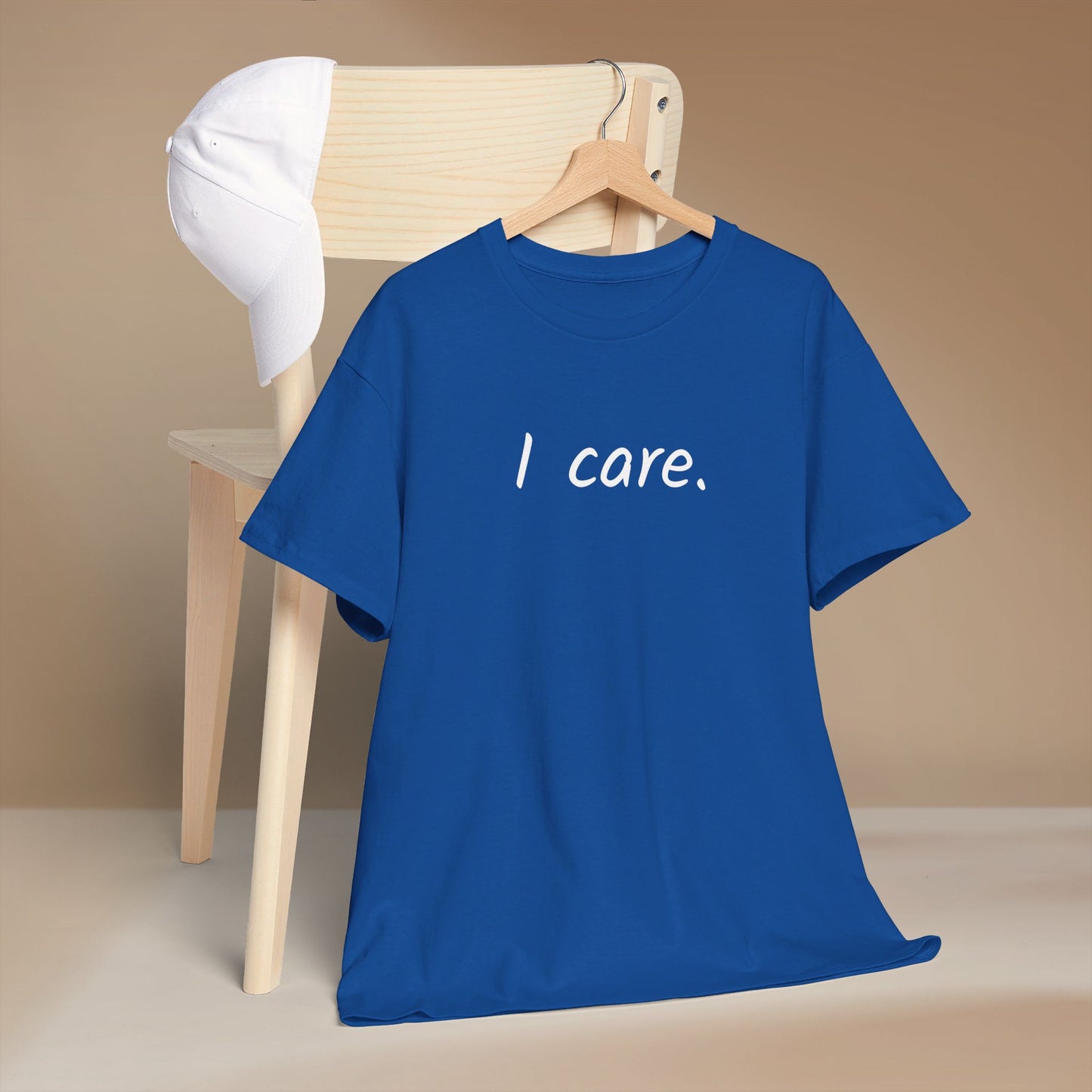 I Care Unisex Heavy Cotton Tee