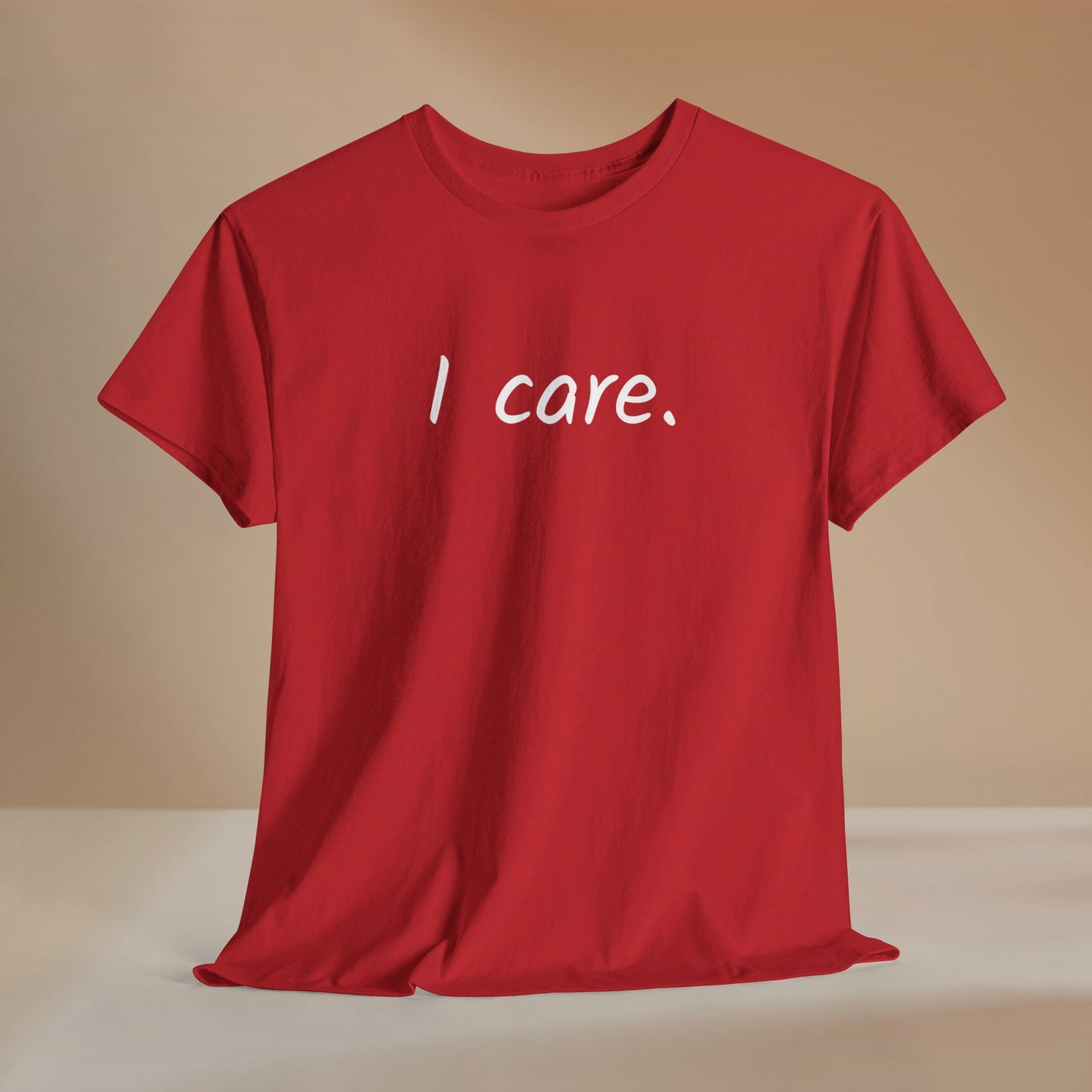 I Care Unisex Heavy Cotton Tee