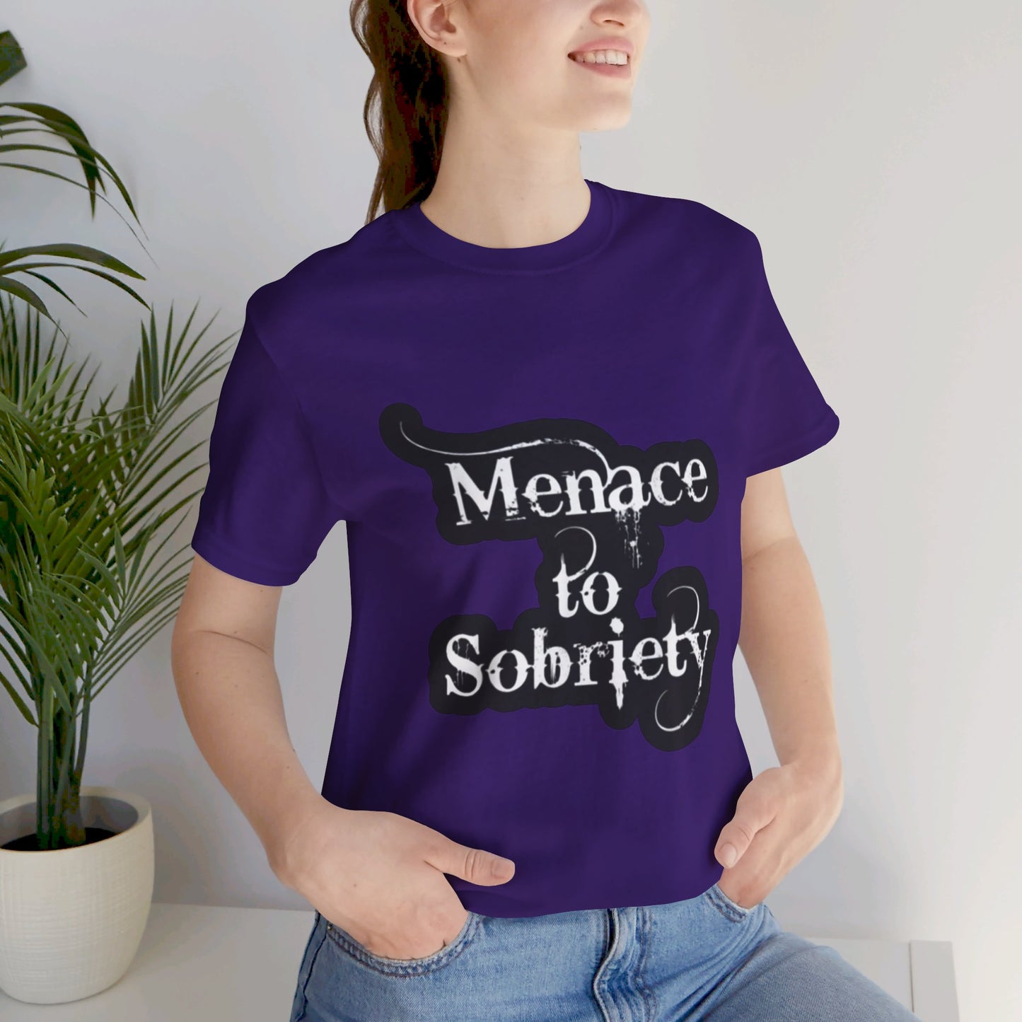 Menace To Sobriety Unisex Jersey Short Sleeve Tee