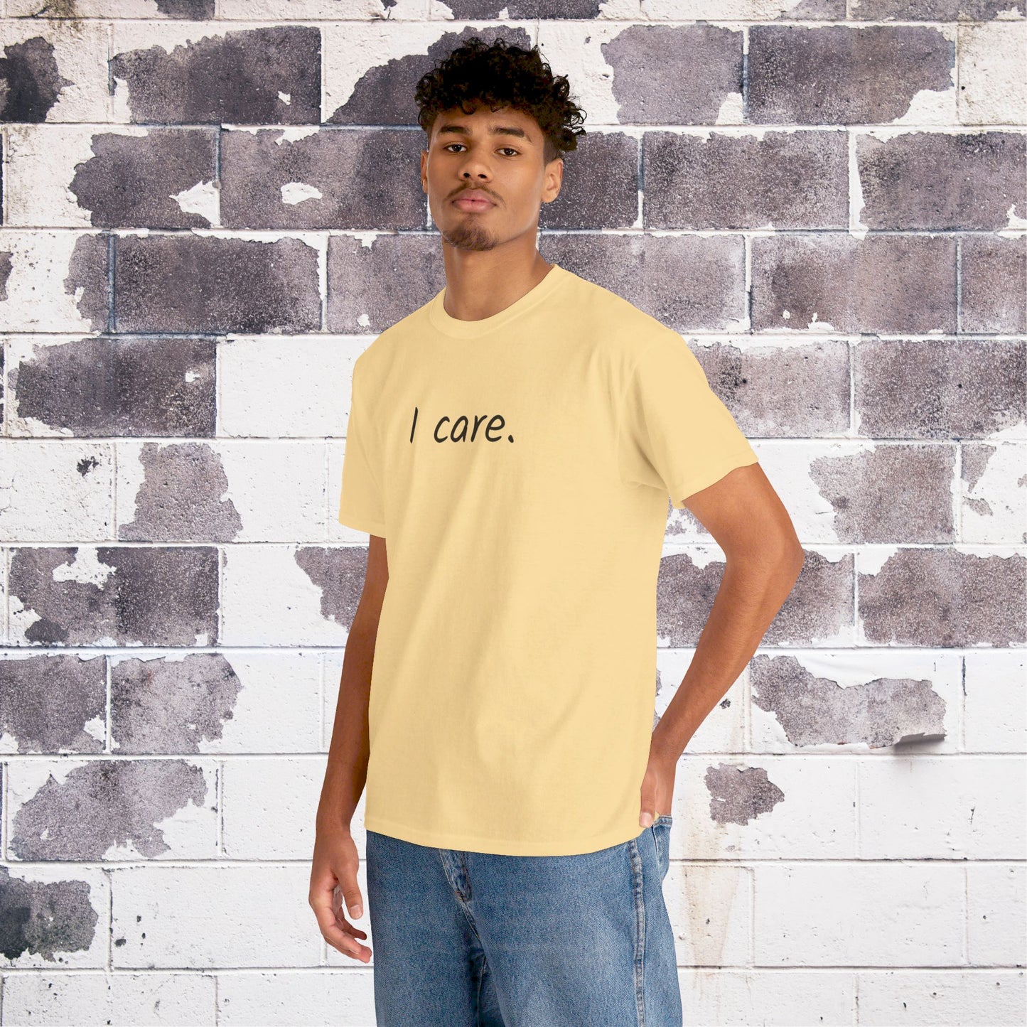 I Care Unisex Heavy Cotton Tee