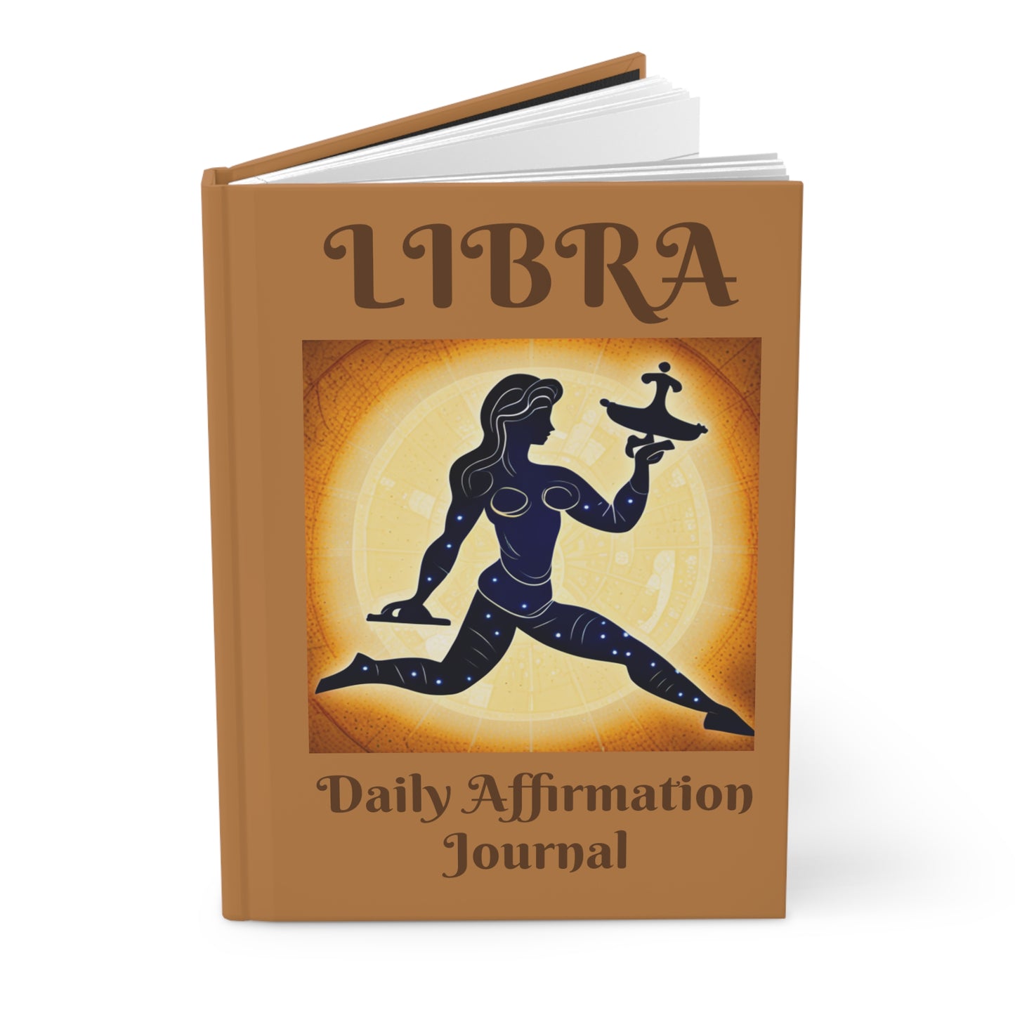 Libra Daily Affirmation Hardcover Journal Matte