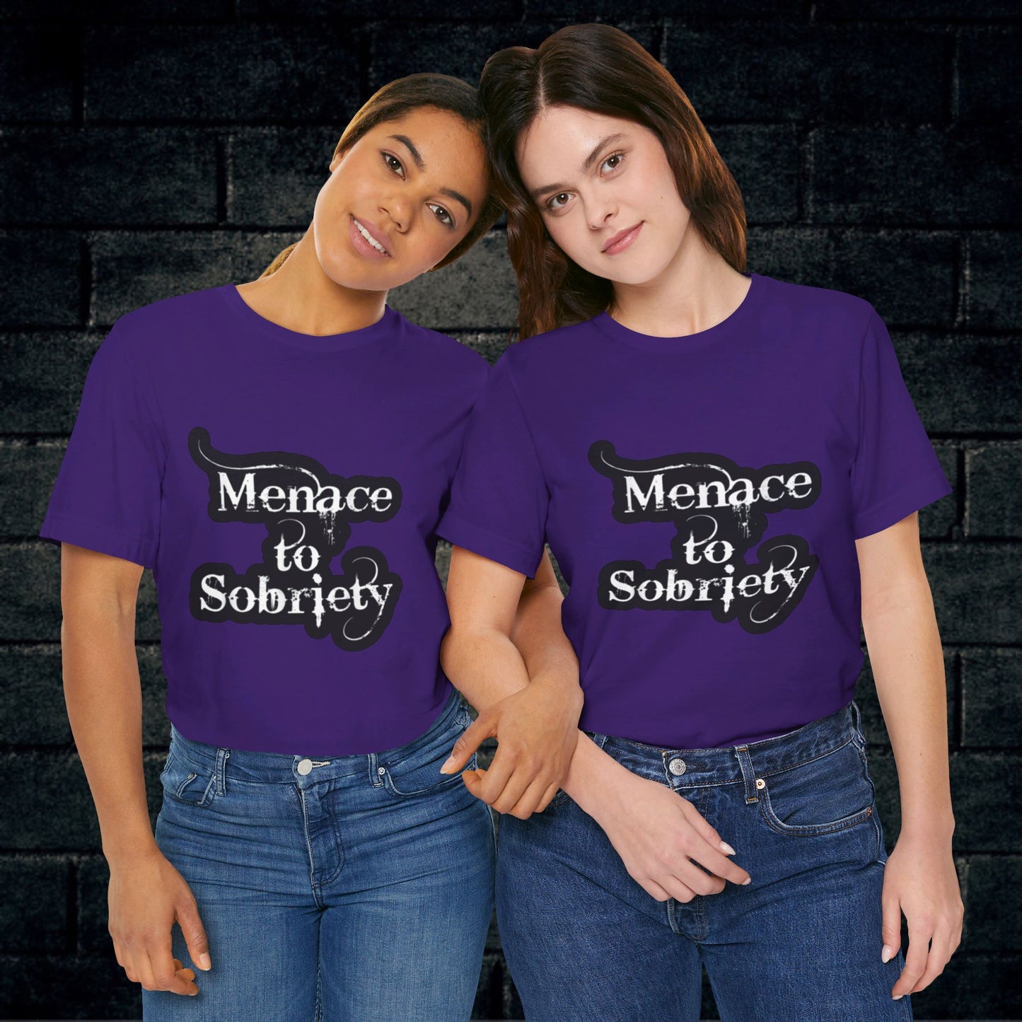 Menace To Sobriety Unisex Jersey Short Sleeve Tee