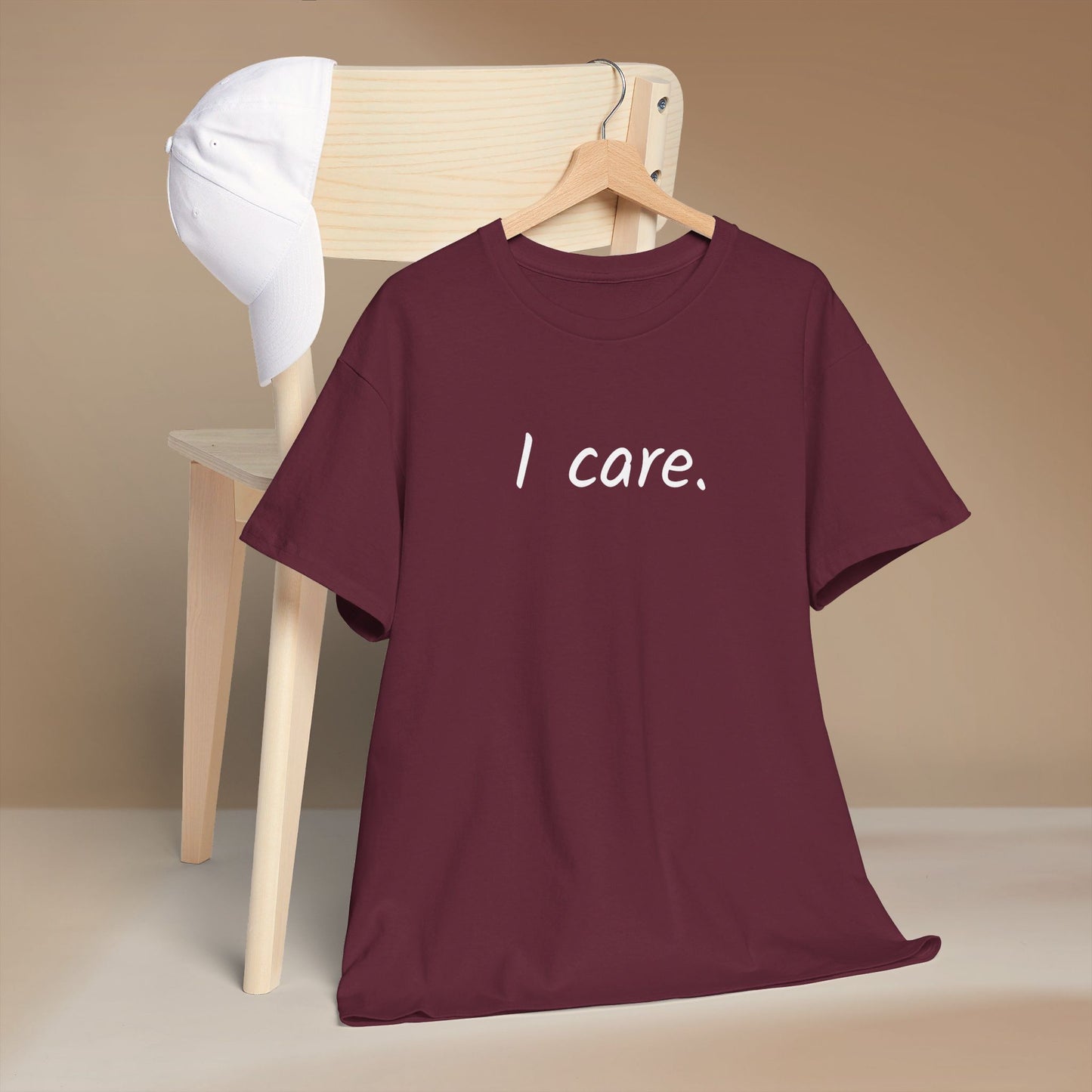 I Care Unisex Heavy Cotton Tee