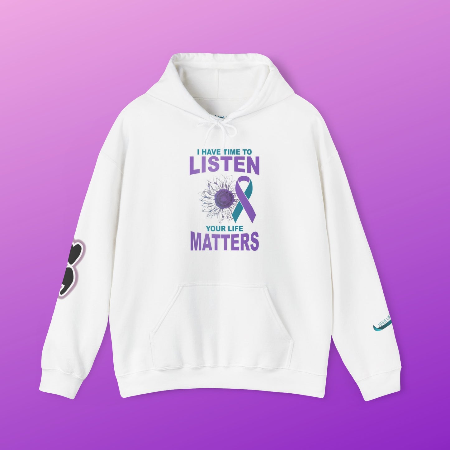 Your Life Matters To Me Unisex Heavy Blend™ Hooded Sweatshirt