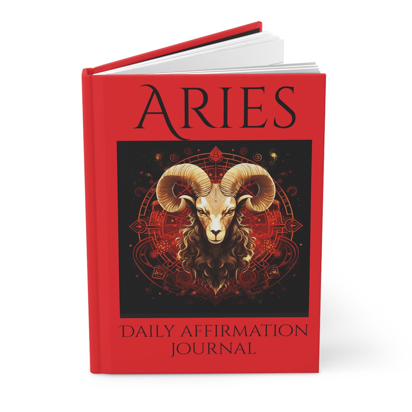 Aries Daily Affirmation Hardcover Journal Matte