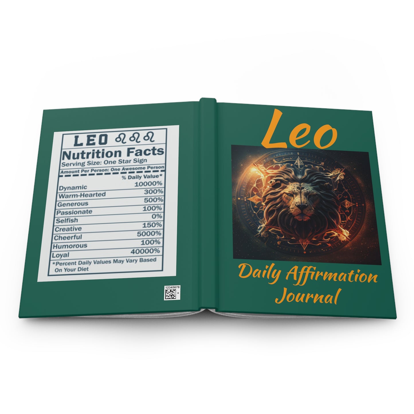 Leo Daily Affirmation Hardcover Journal Matte