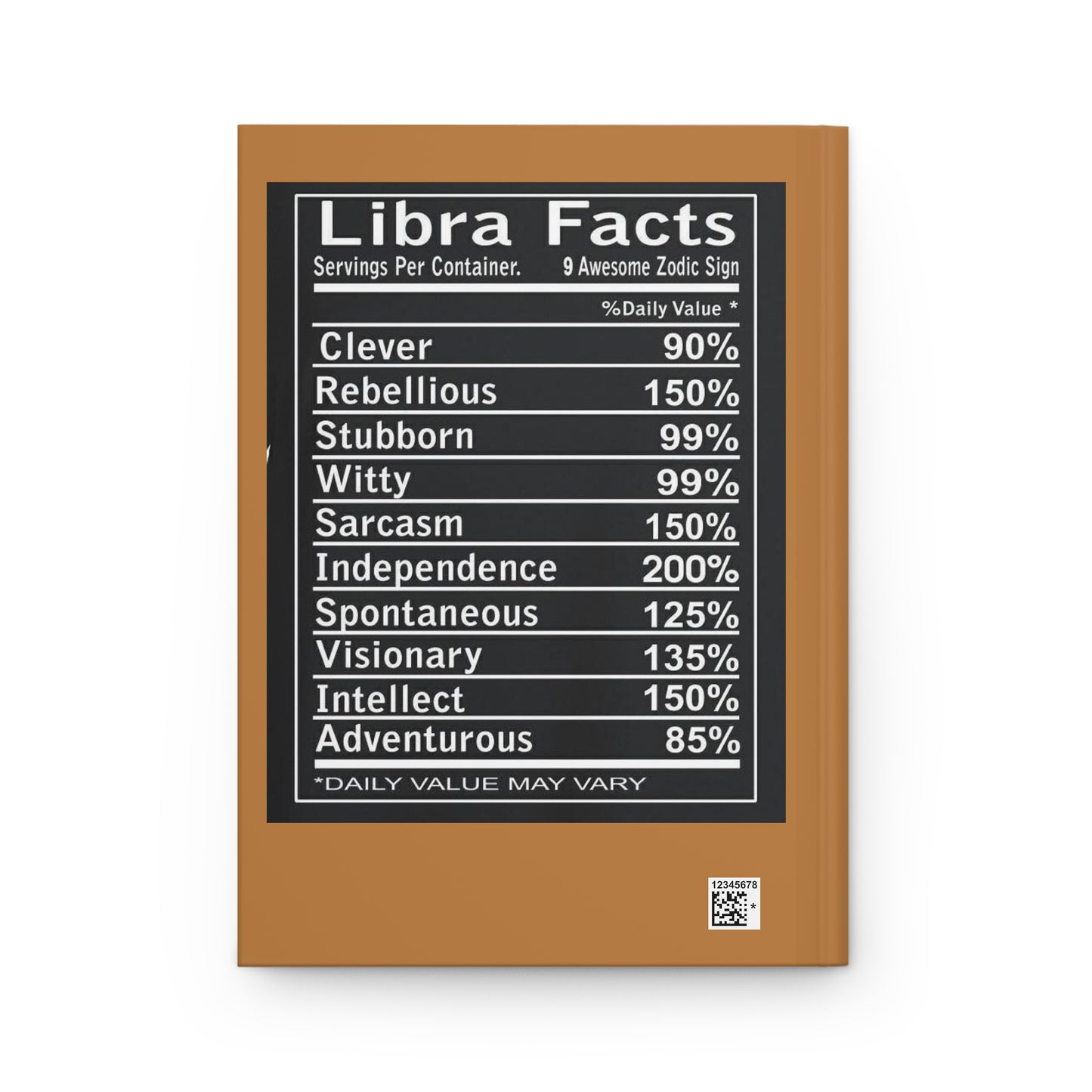 Libra Daily Affirmation Hardcover Journal Matte