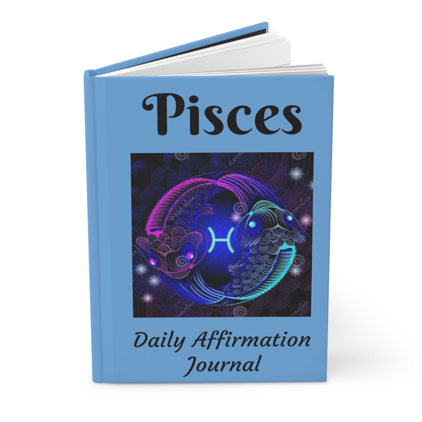 Pisces Hardcover Daily Affirmation Journal Matte