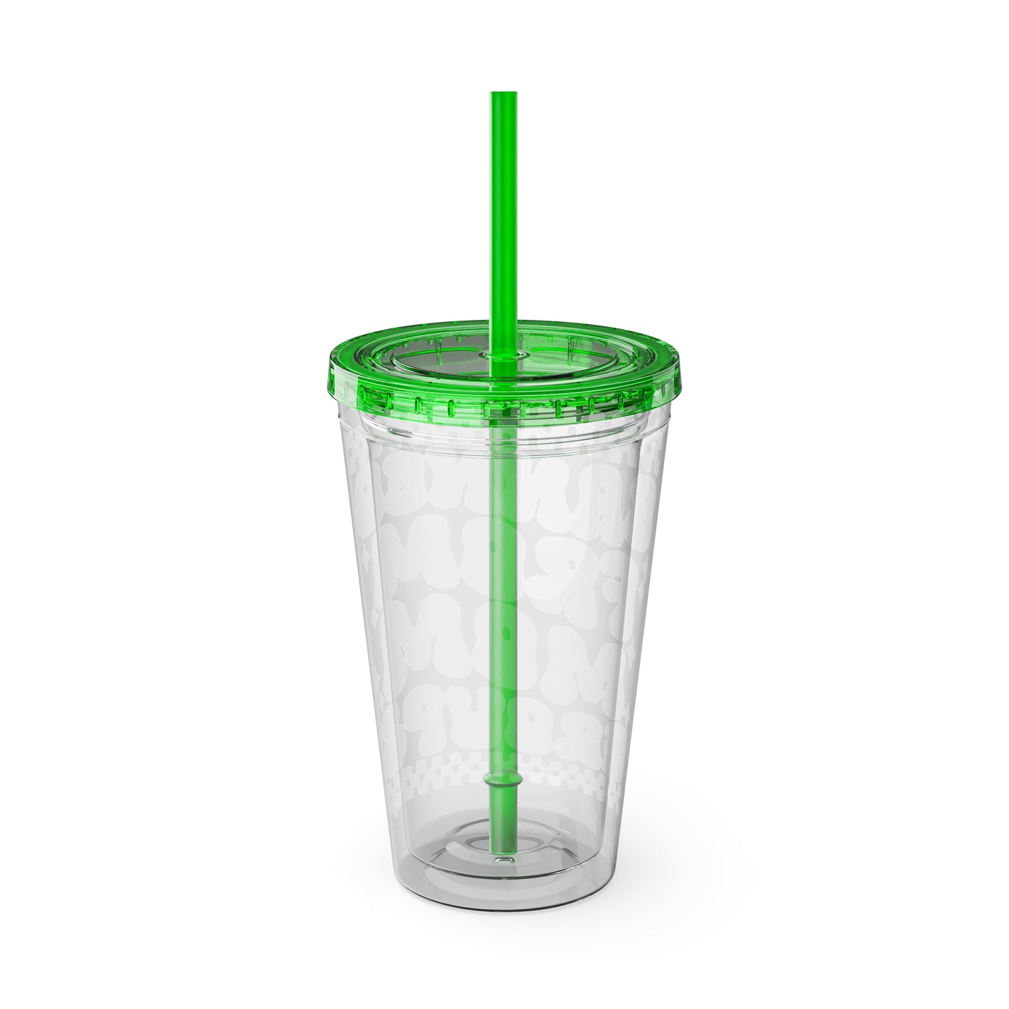 Banned From Mom Groups Sunsplash Tumbler with Straw, 16oz