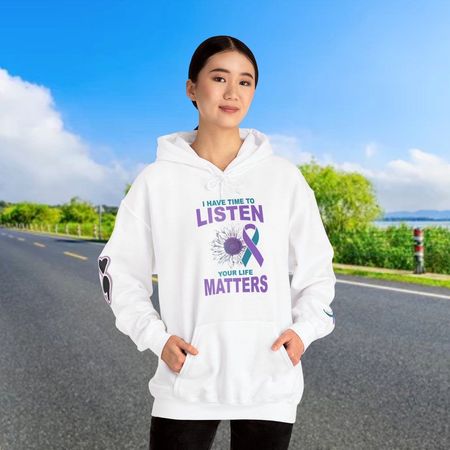 Your Life Matters To Me Unisex Heavy Blend™ Hooded Sweatshirt