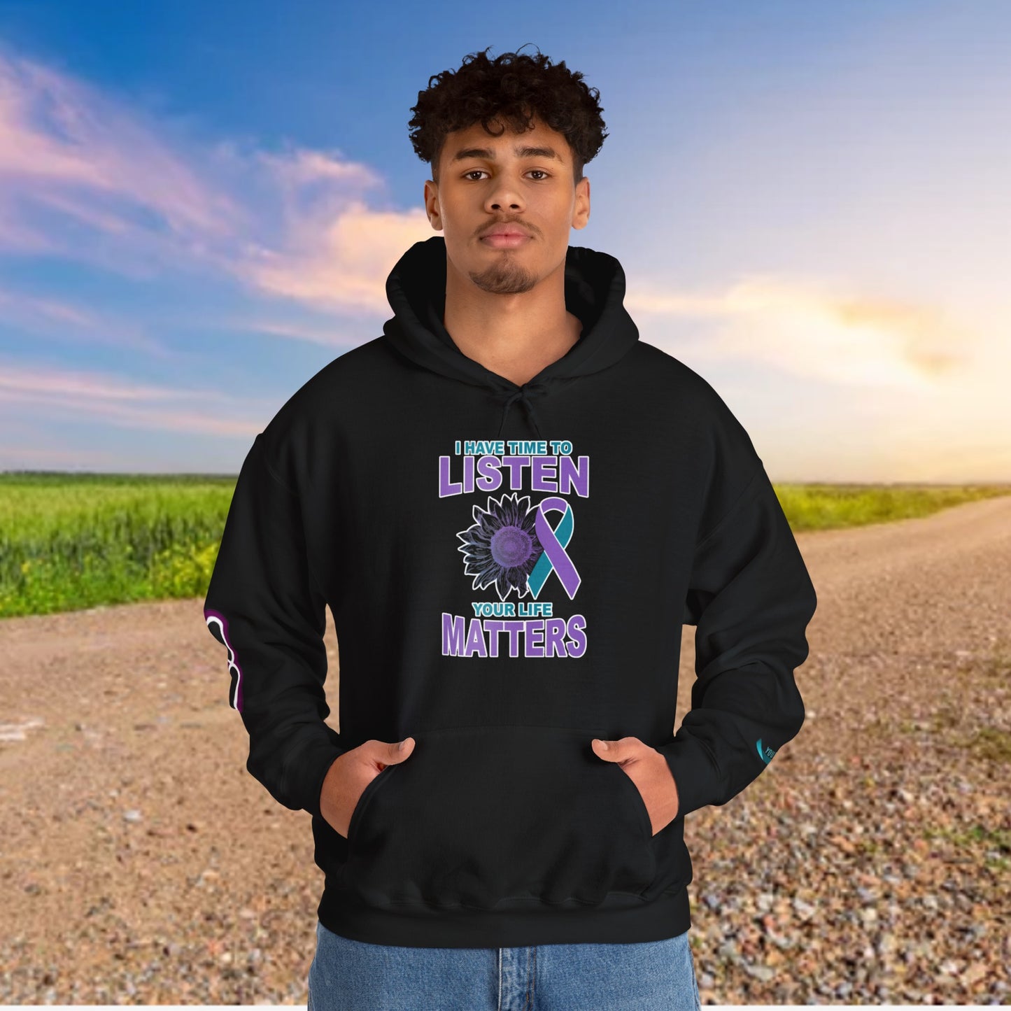 Your Life Matters To Me Unisex Heavy Blend™ Hooded Sweatshirt