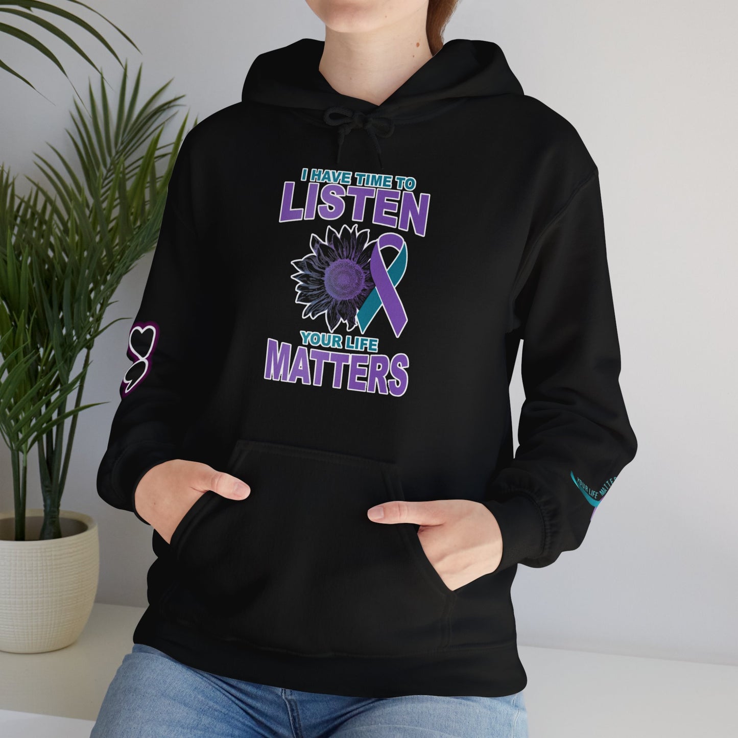 Your Life Matters To Me Unisex Heavy Blend™ Hooded Sweatshirt