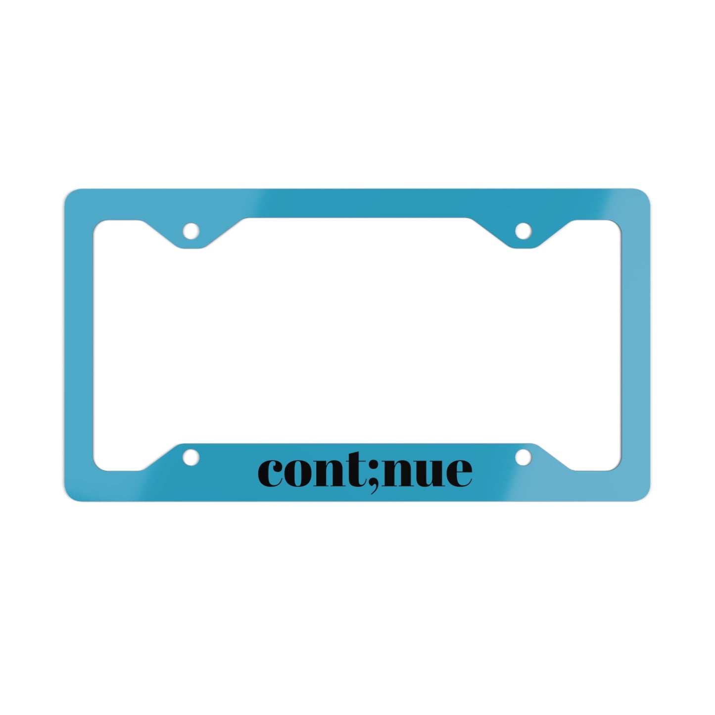 Suicide Awareness Metal License Plate Frame