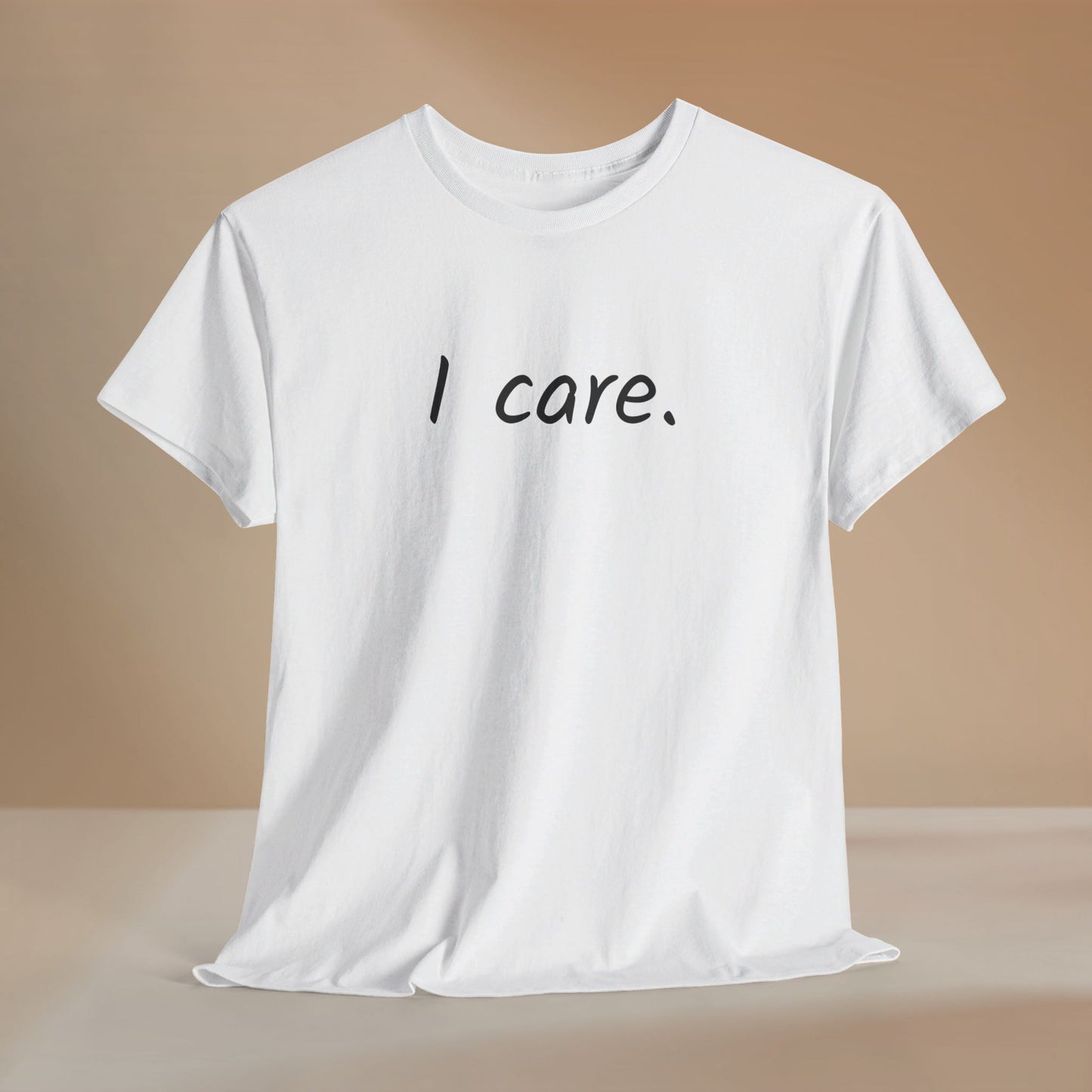 I Care Unisex Heavy Cotton Tee