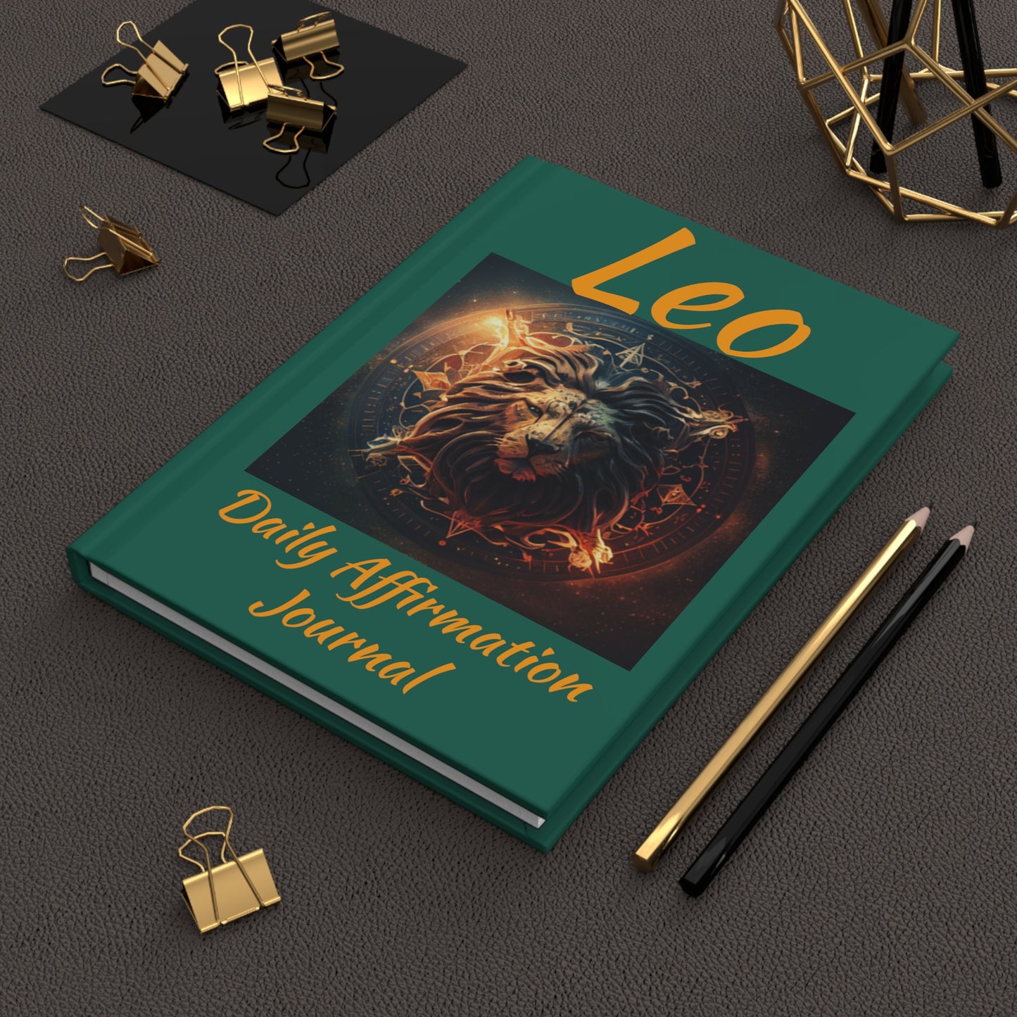 Leo Daily Affirmation Hardcover Journal Matte