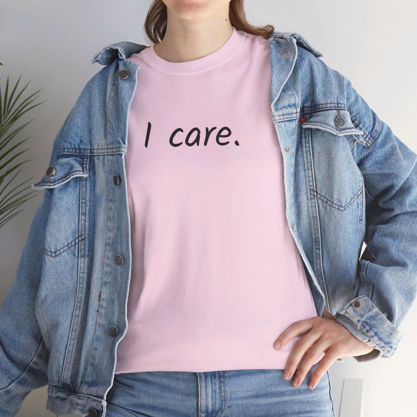 I Care Unisex Heavy Cotton Tee