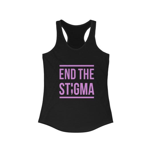 End The Stigma Women's Ideal Racerback Tank