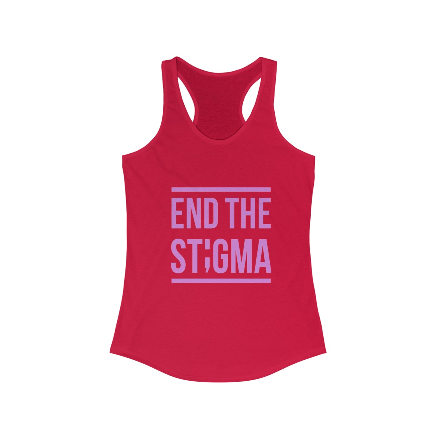 End The Stigma Women's Ideal Racerback Tank