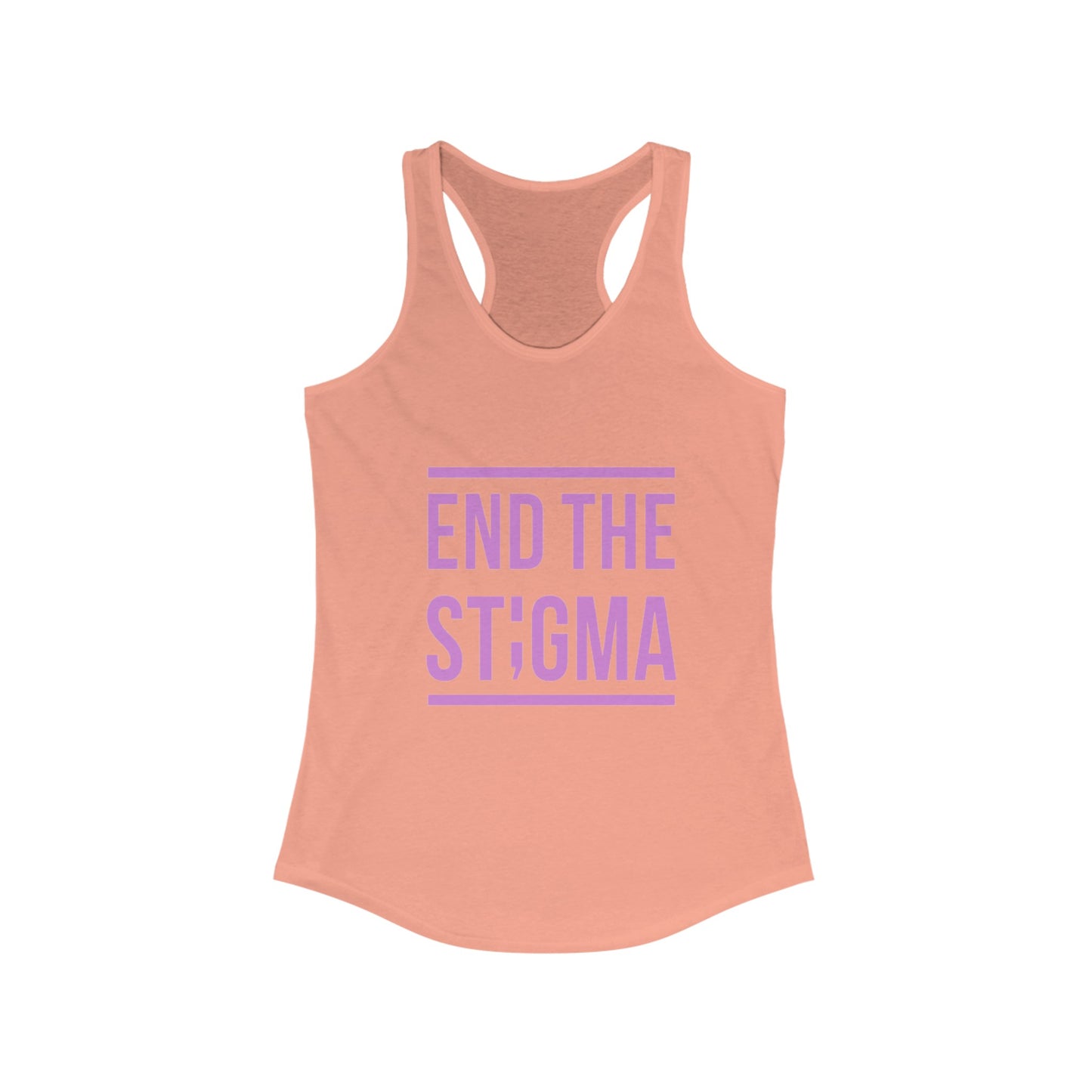 End The Stigma Women's Ideal Racerback Tank