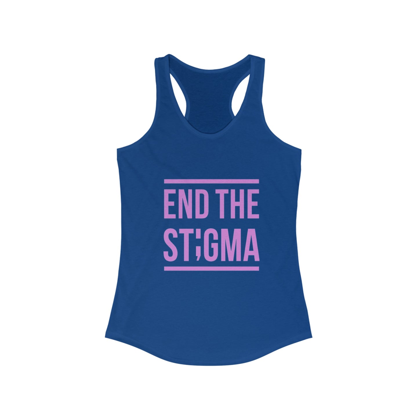 End The Stigma Women's Ideal Racerback Tank