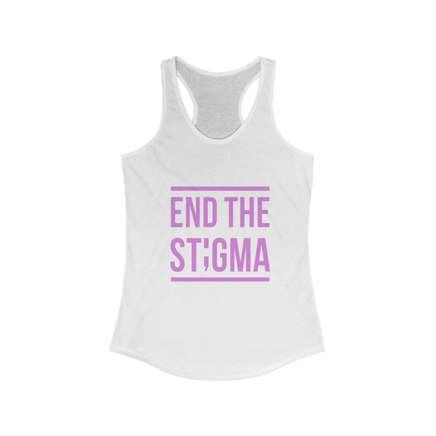 End The Stigma Women's Ideal Racerback Tank