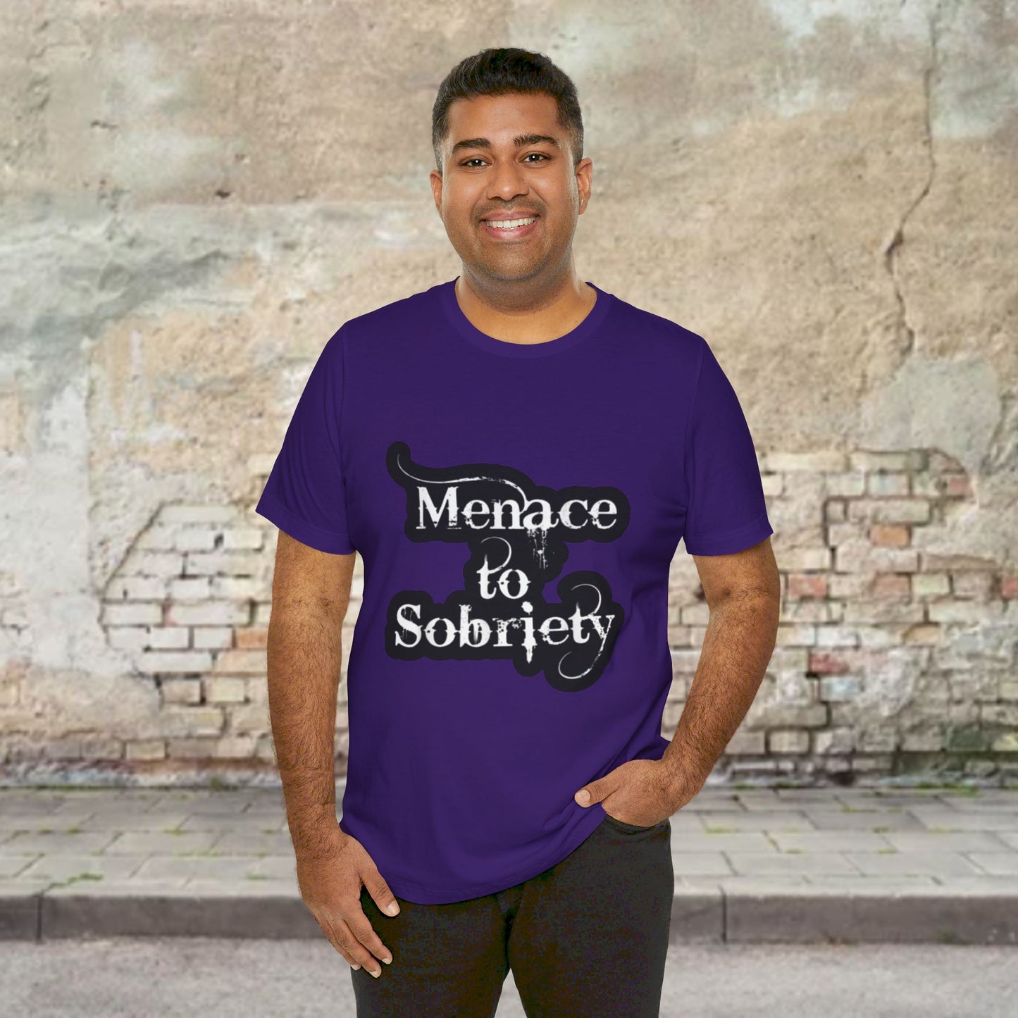 Menace To Sobriety Unisex Jersey Short Sleeve Tee