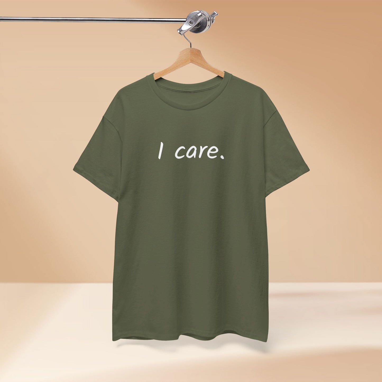 I Care Unisex Heavy Cotton Tee