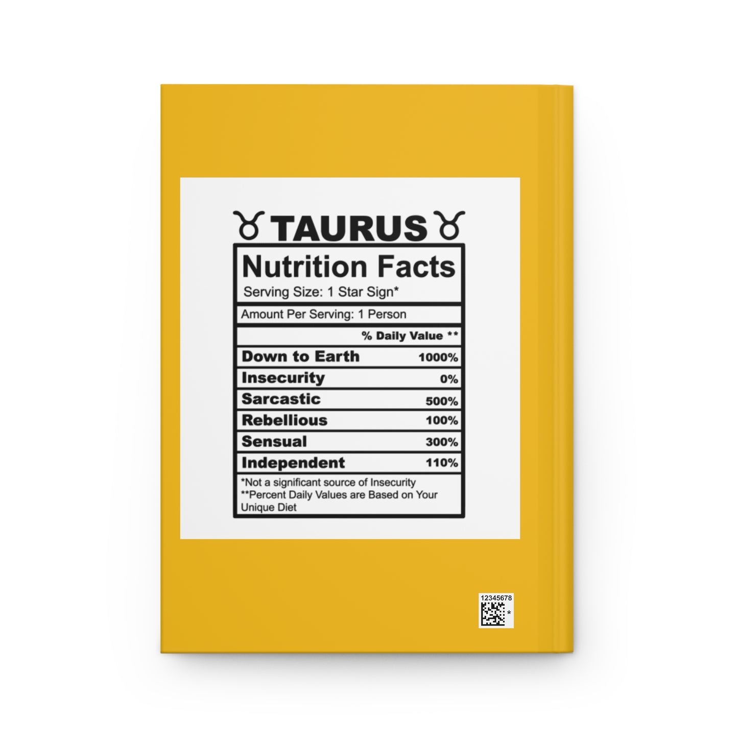 Taurus Daily Affirmation Hardcover Journal Matte