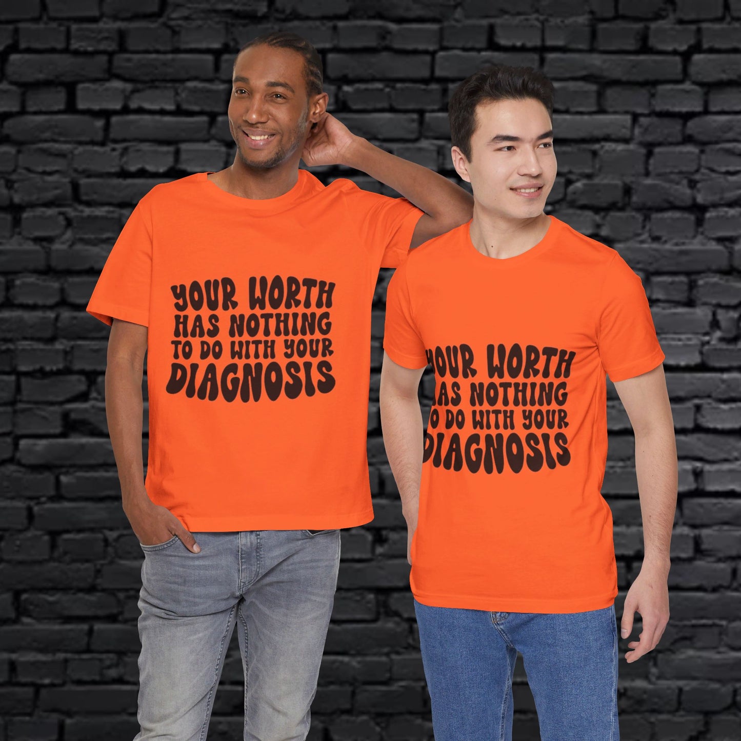 Graphic Tee - Your Worth Has Nothing to Do With Your Diagnosis