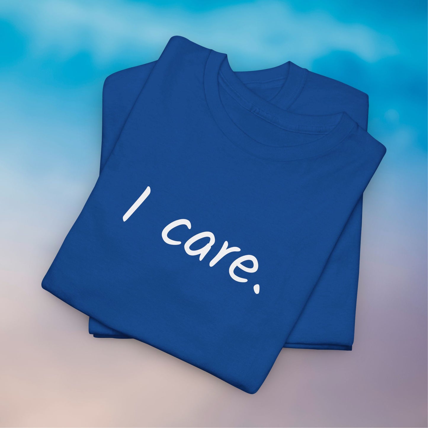 I Care Unisex Heavy Cotton Tee