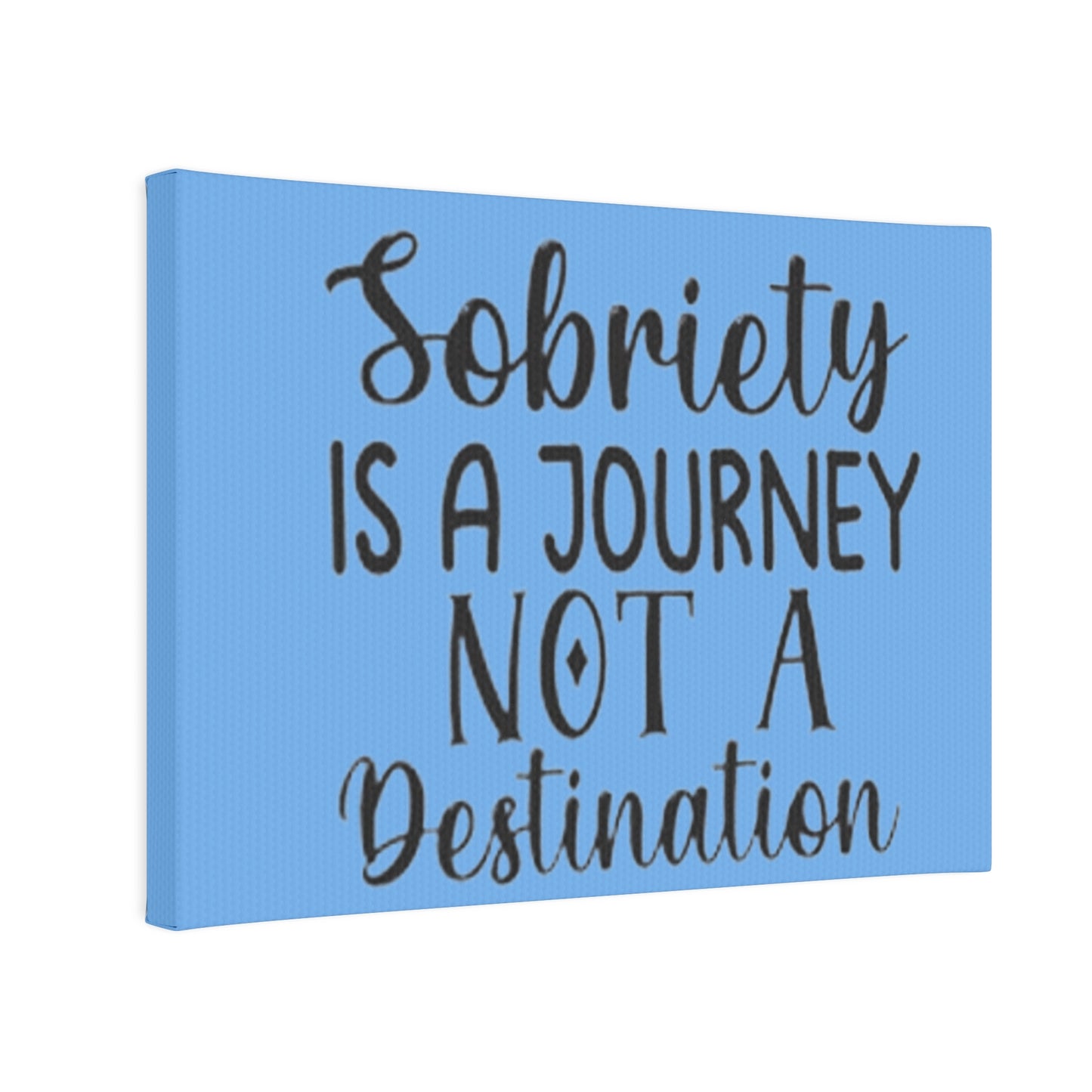 Canvas Tile - Sobriety is a Journey Wall Decor