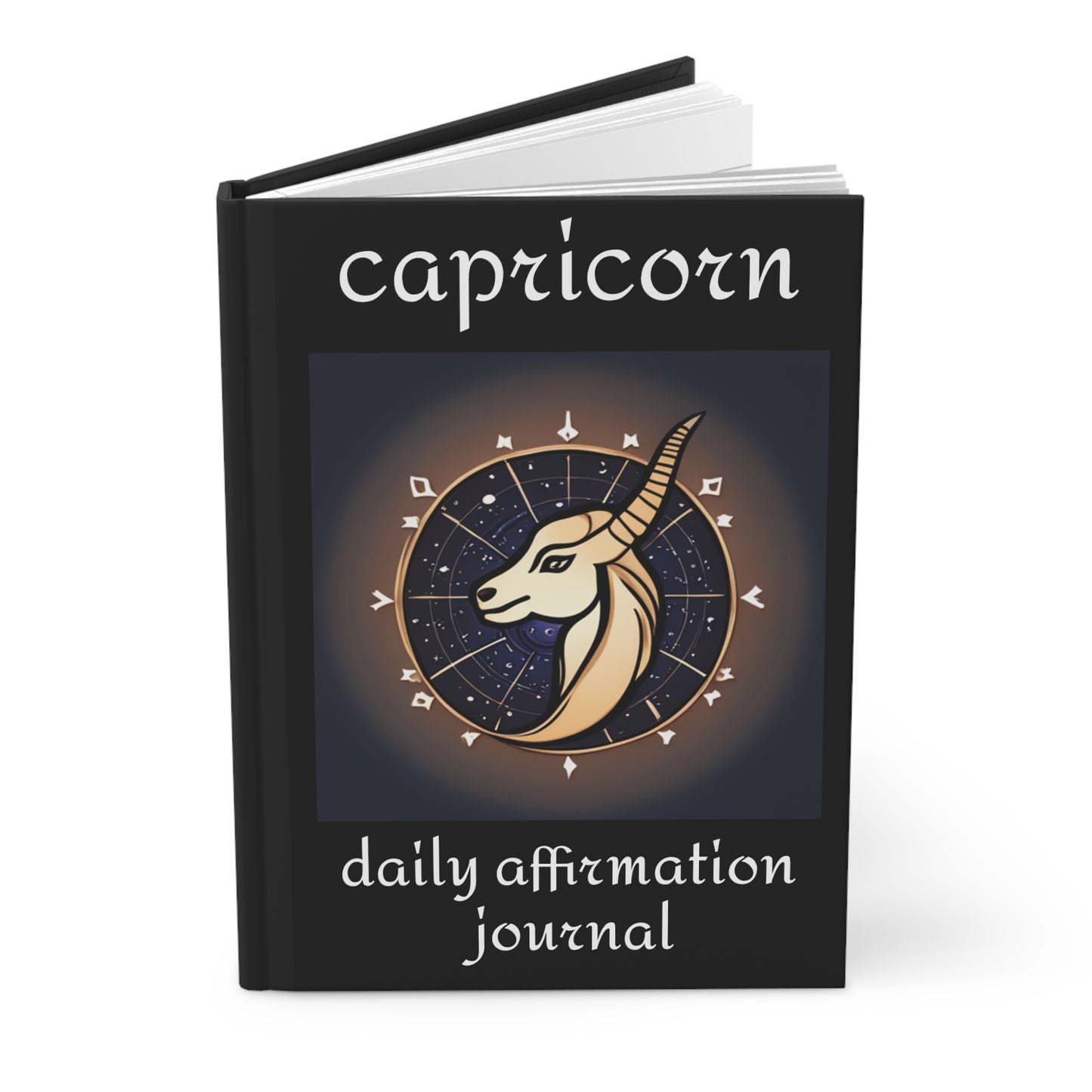 Capricorn Daily Affirmation Hardcover Journal Matte